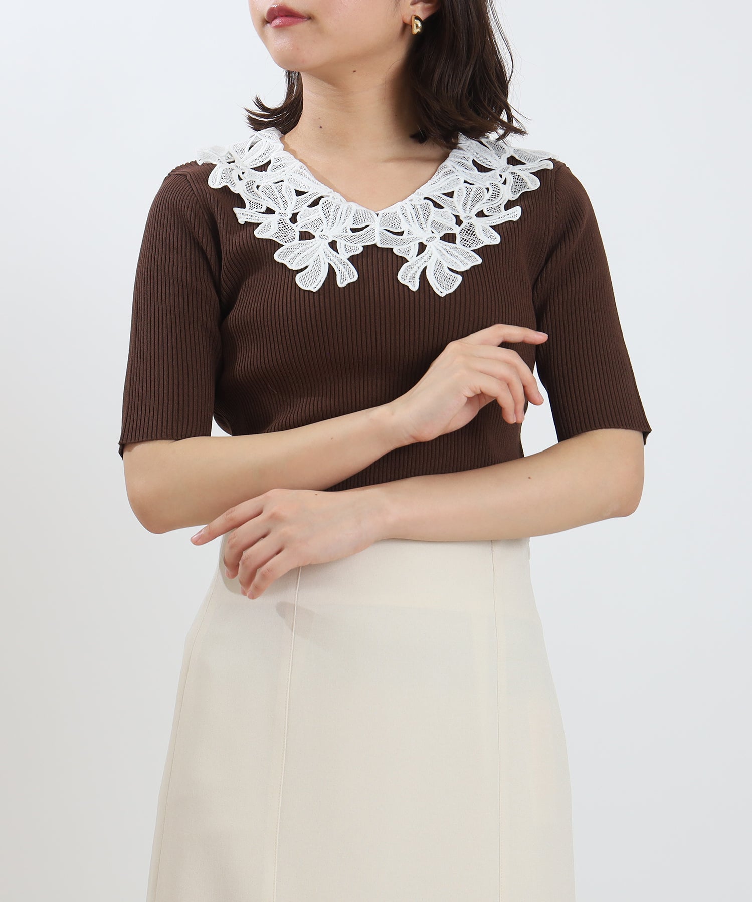 ブラウン model:156㎝ 着用サイズ:M
