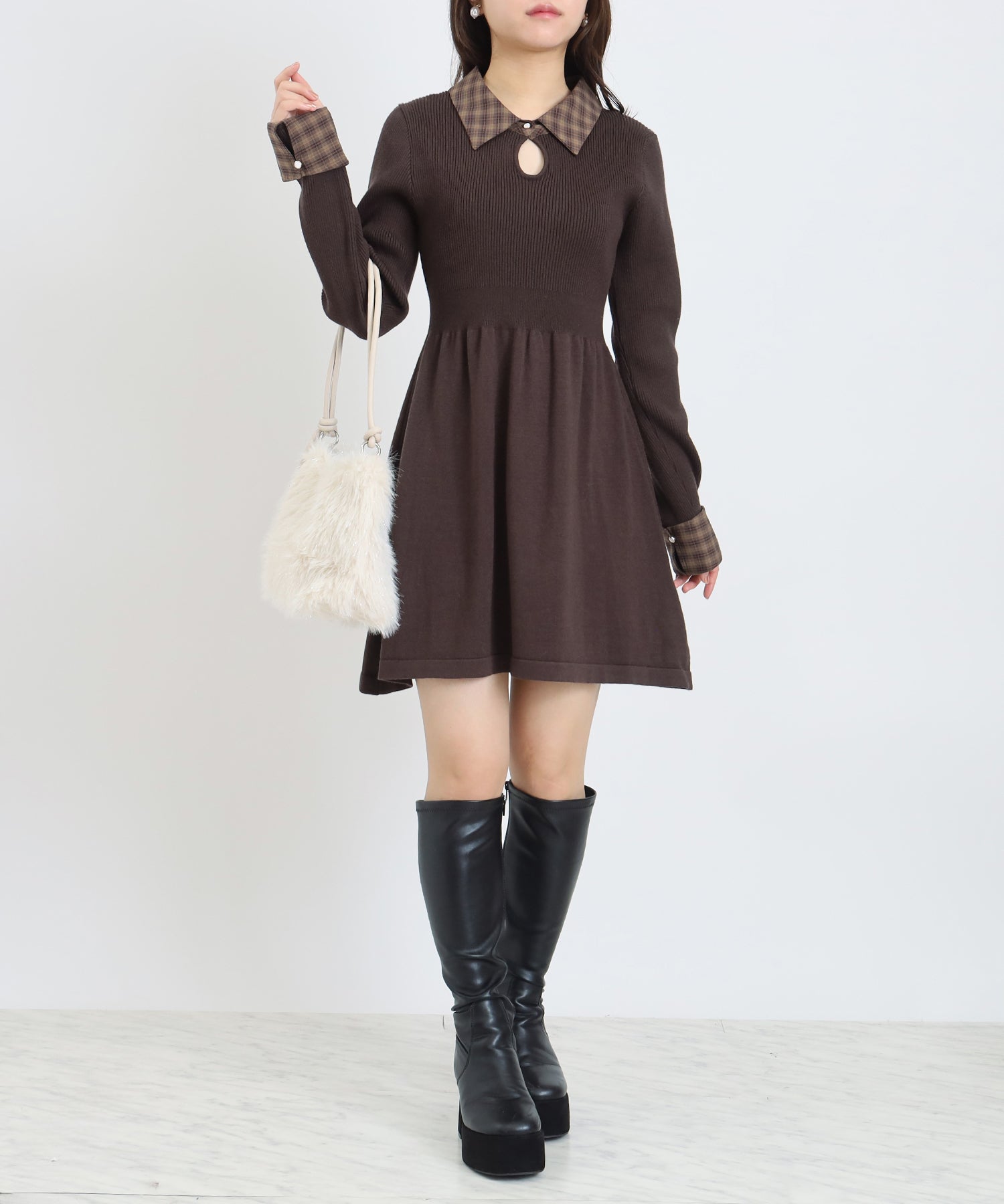 ブラウン model:156cm 着用サイズ:M