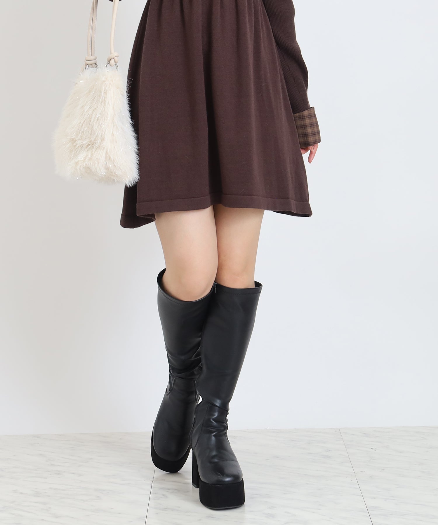 ブラウン model:156cm 着用サイズ:M