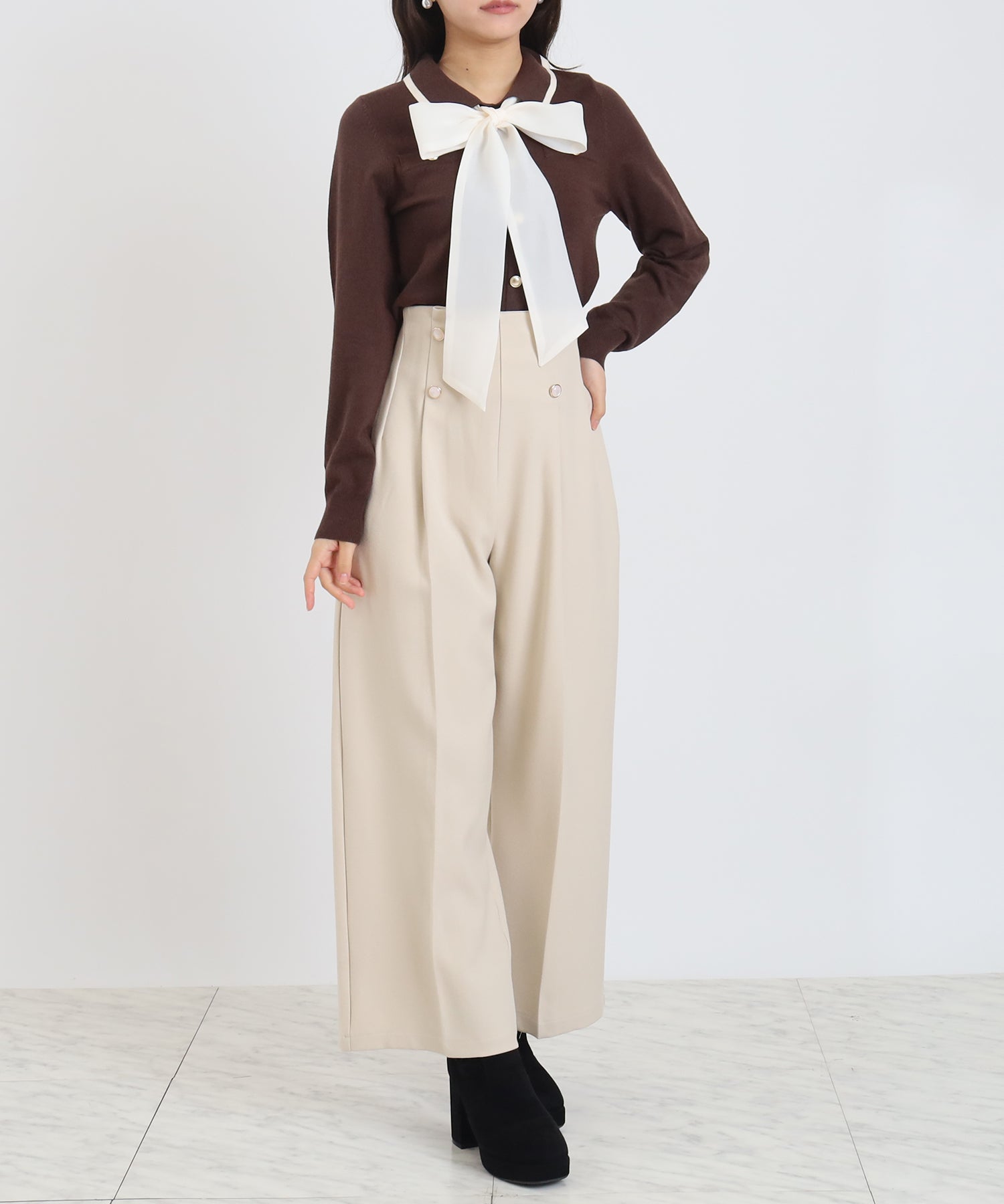 ブラウン model:156cm 着用サイズ:M