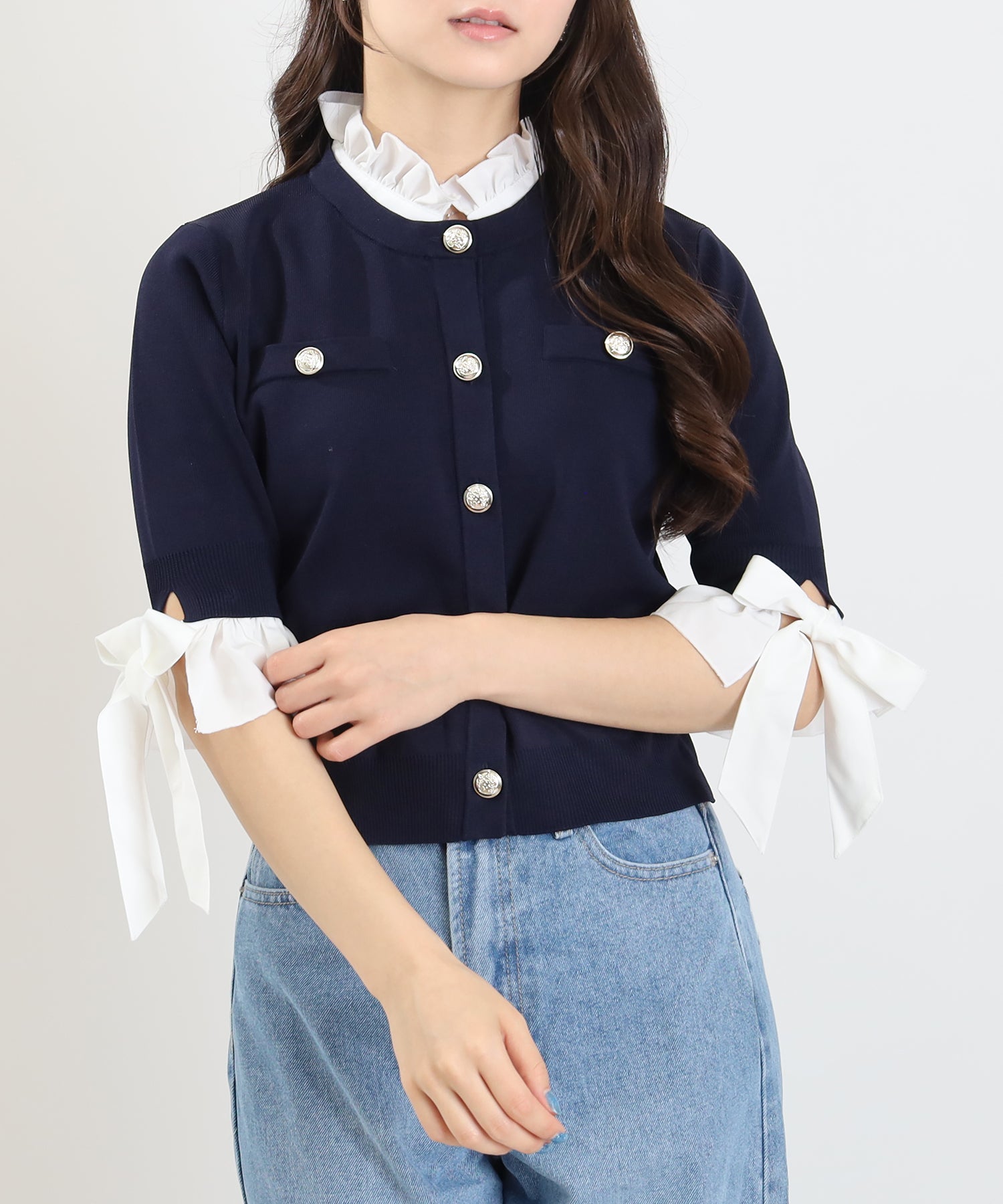 ネイビー model:160cm 着用サイズ:M