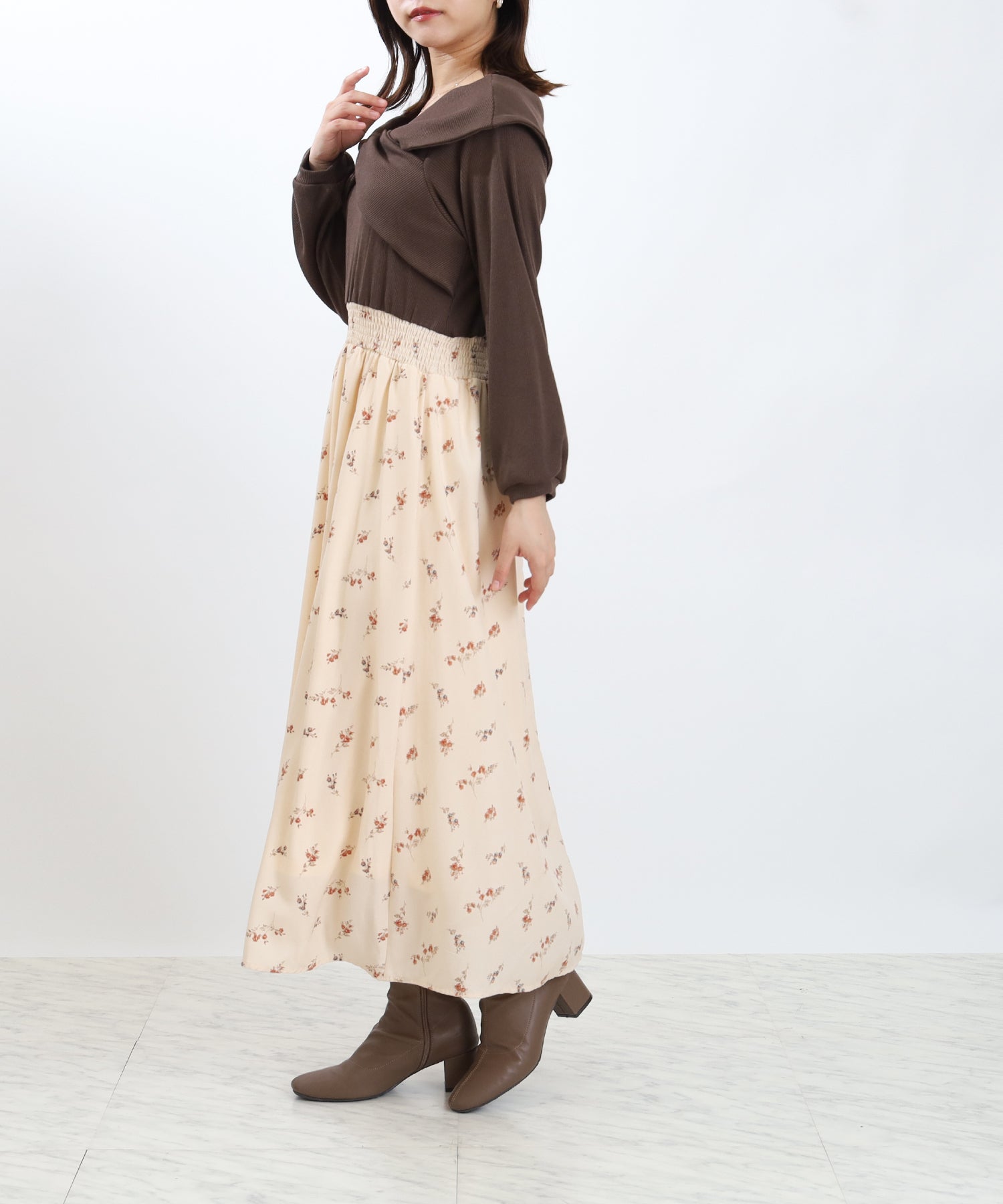 ブラウン model:156 着用サイズ:M