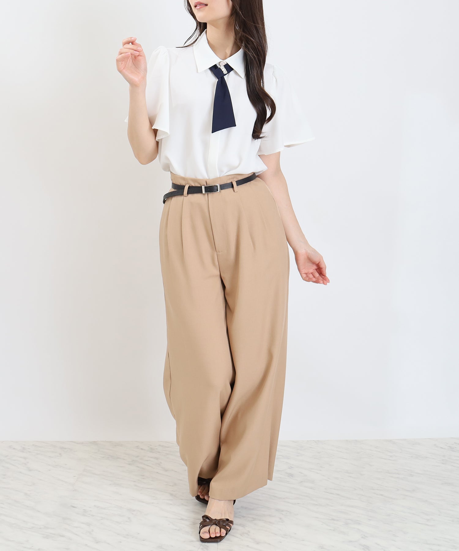 ホワイト model:160cm サイズ:M