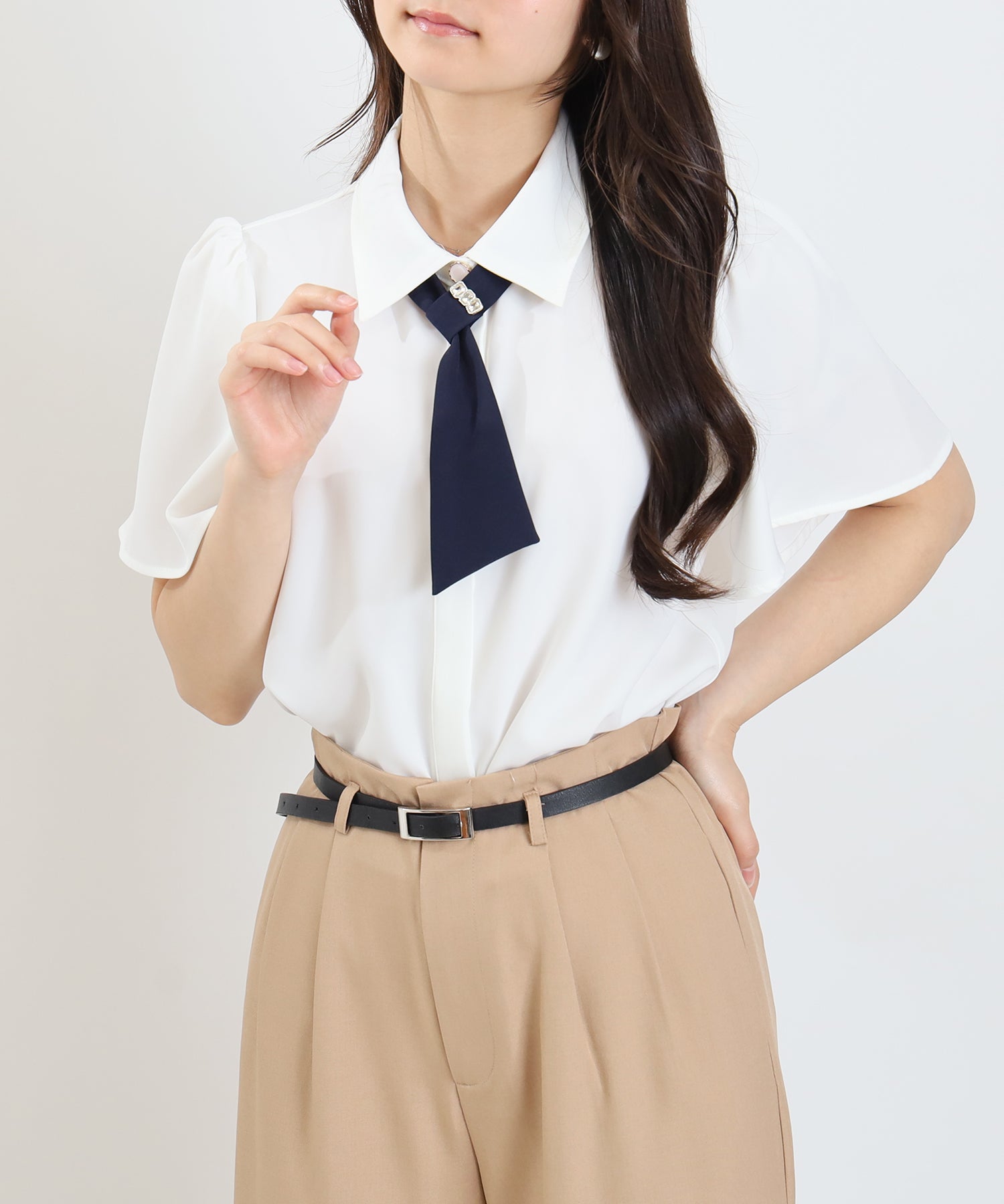 ホワイト model:160cm 着用サイズ:M