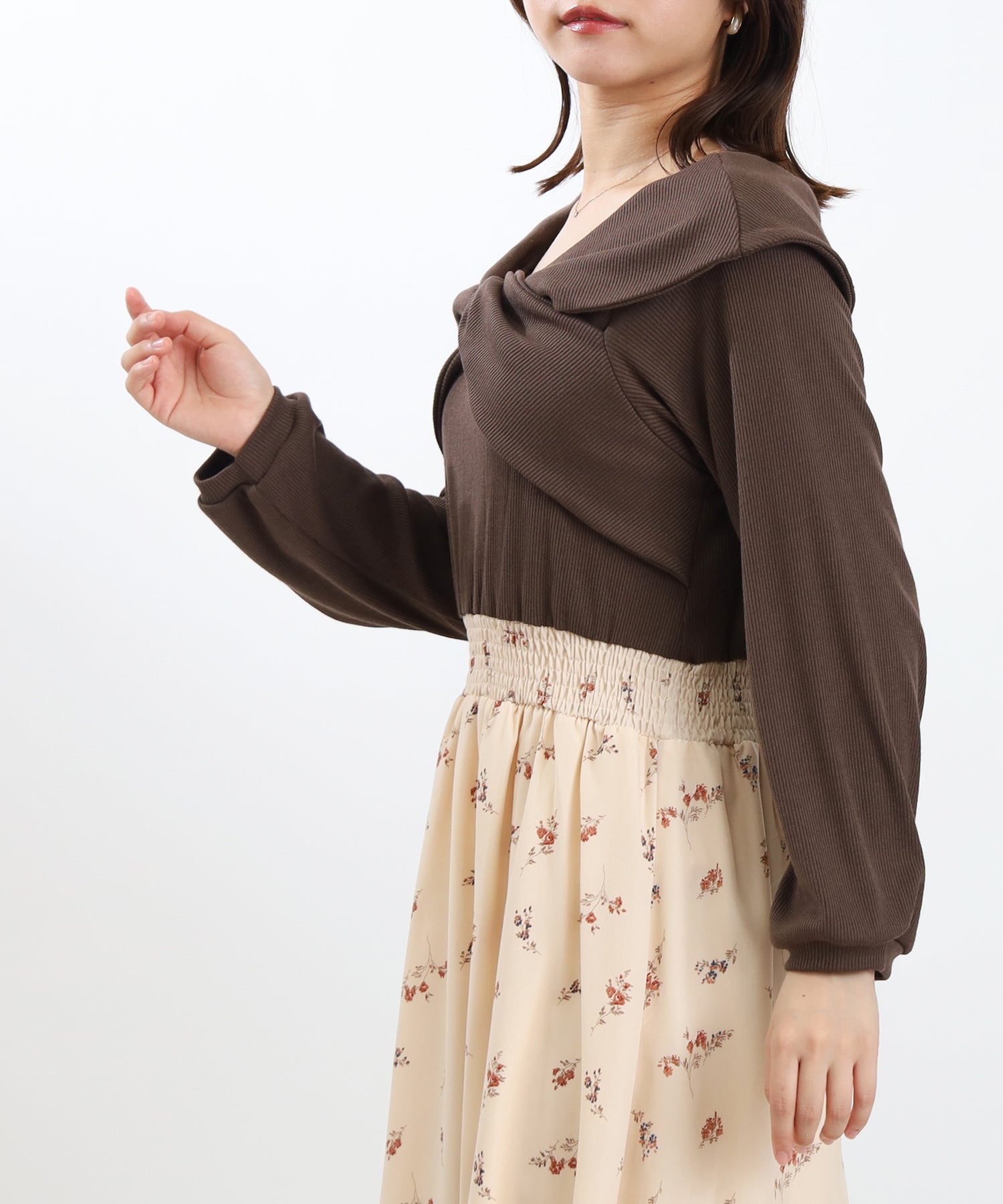 ブラウン model:156 着用サイズ:M