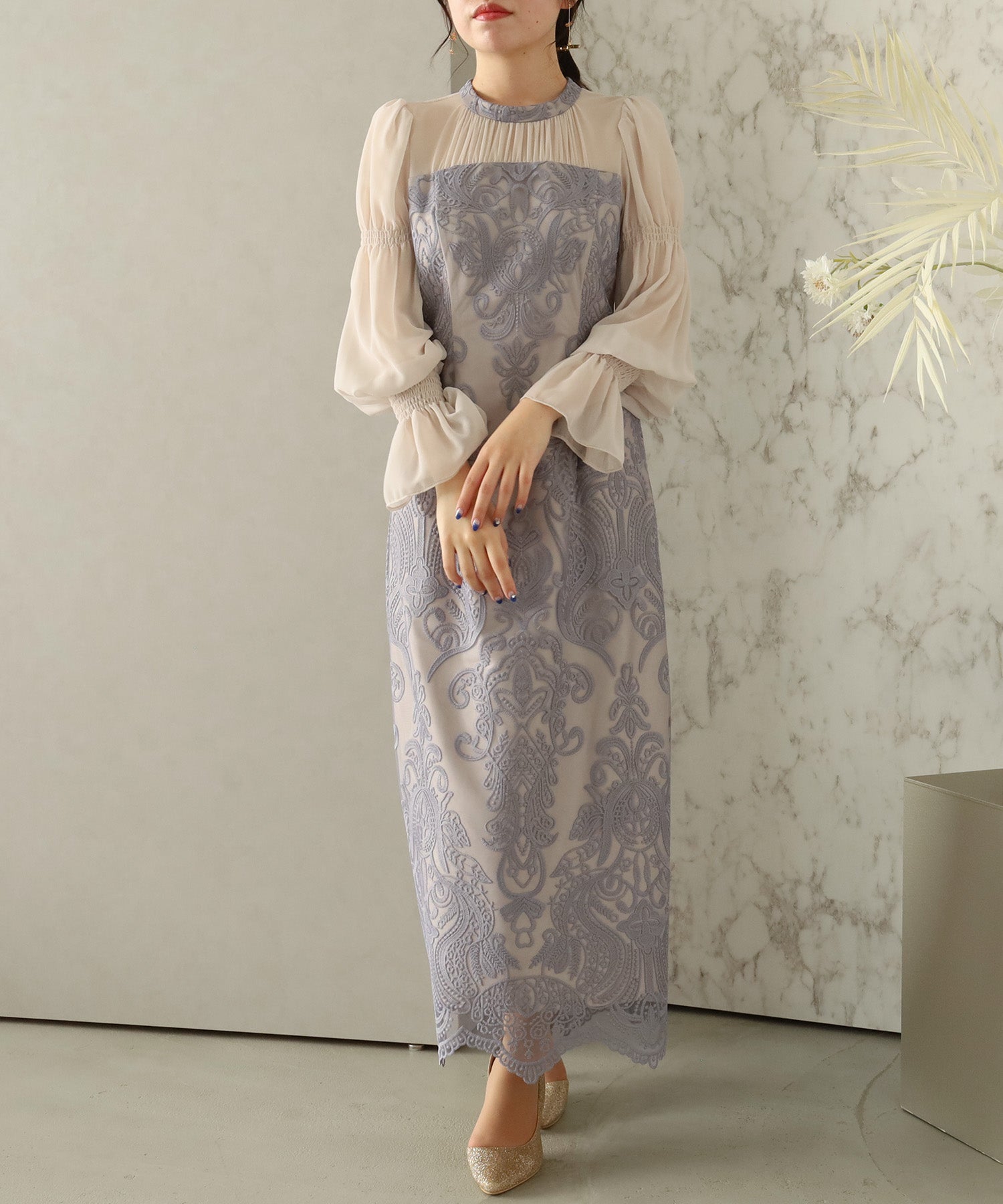 ブルー model:156cm 着用サイズ:M