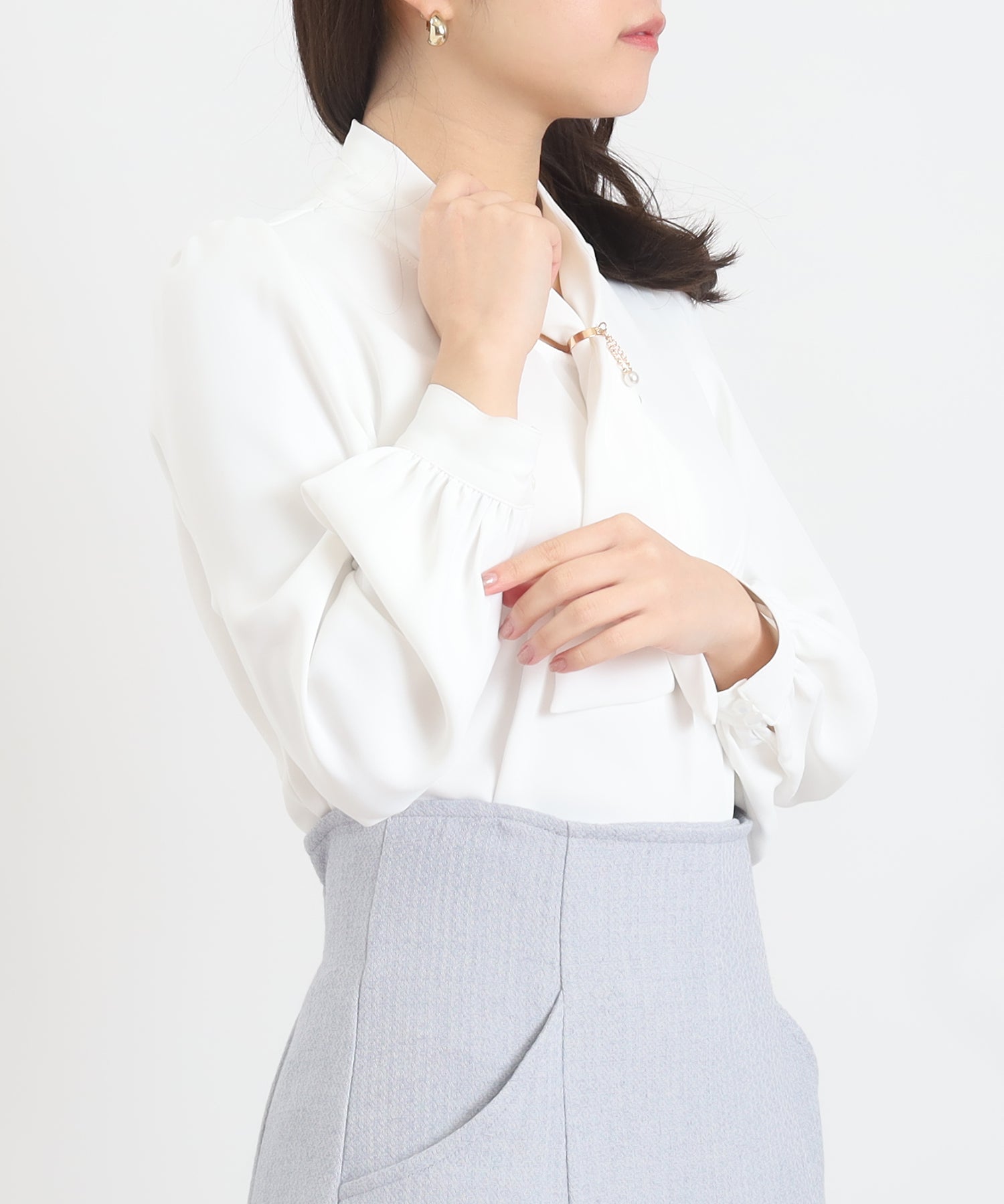 ホワイト model:156 着用サイズ:S