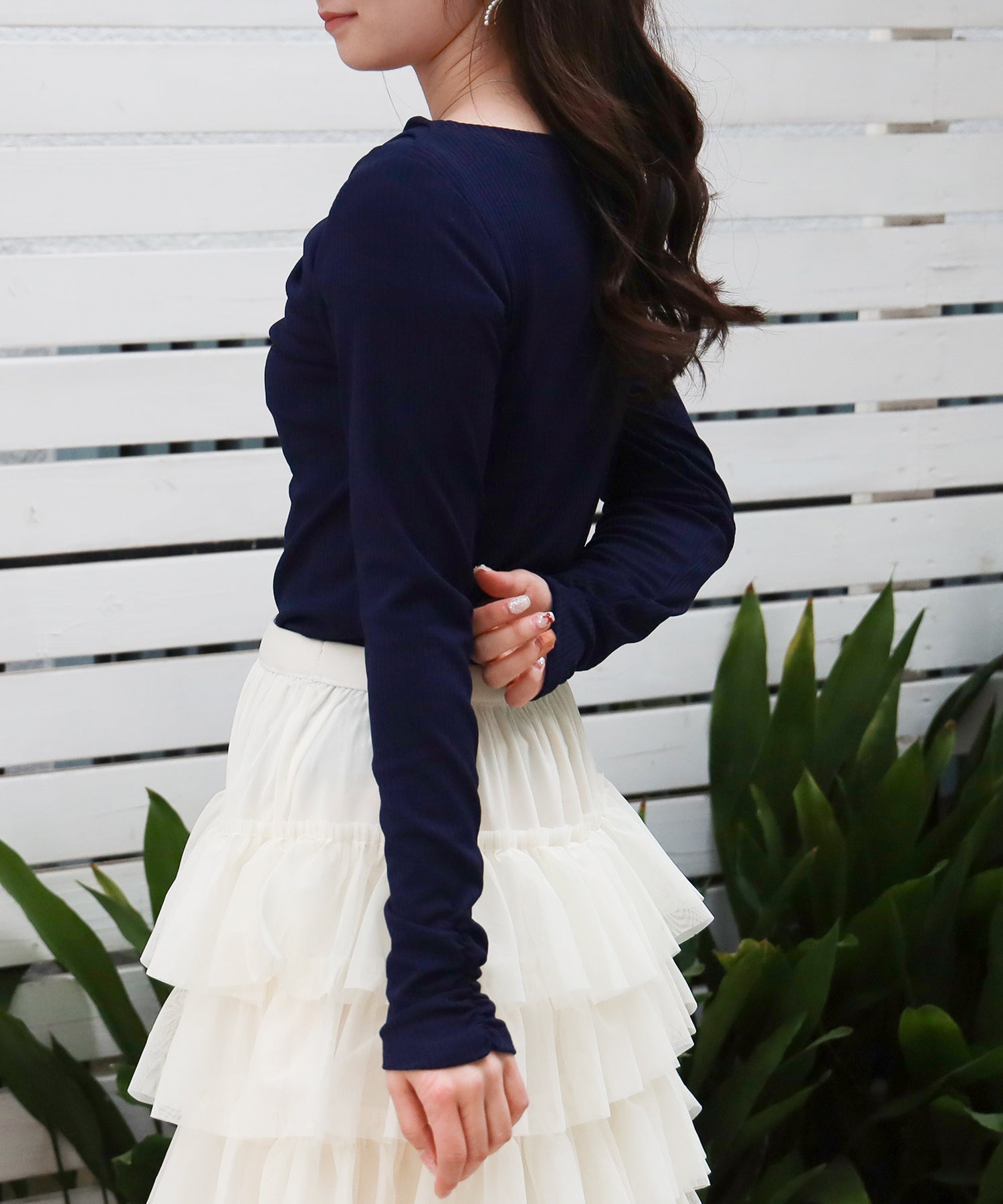 ネイビー model:160cm 着用サイズ:M