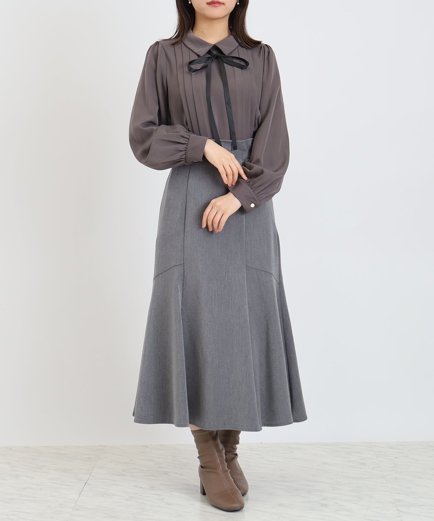 ブラウン model:156cm 着用サイズ:M