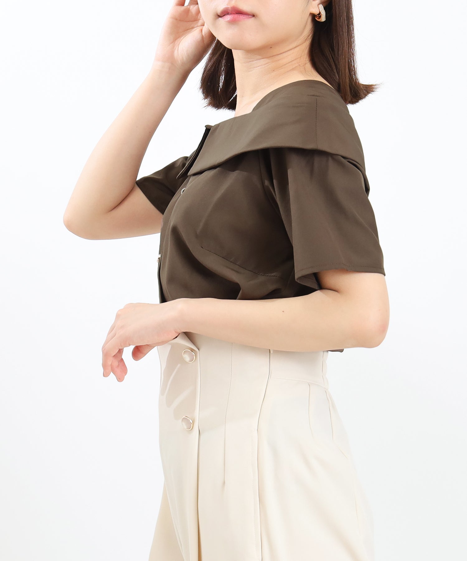 ブラウン model:156 着用サイズ:M