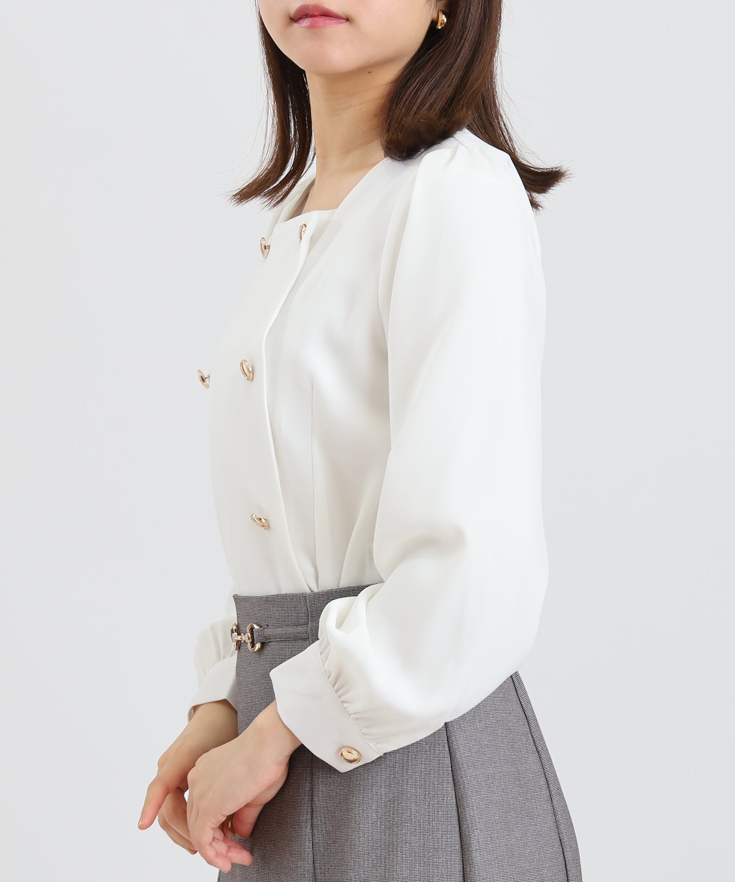 ホワイト model:156cm 着用サイズ:S