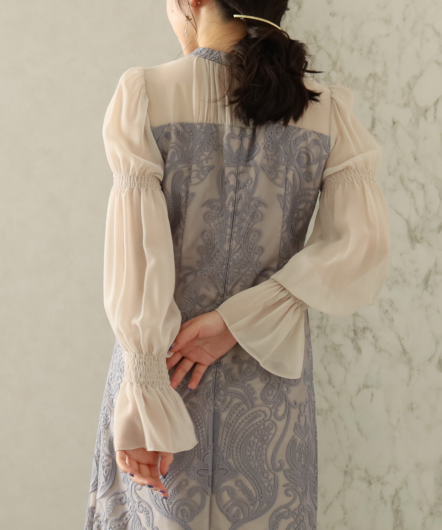 ブルー model:156cm 着用サイズ:M
