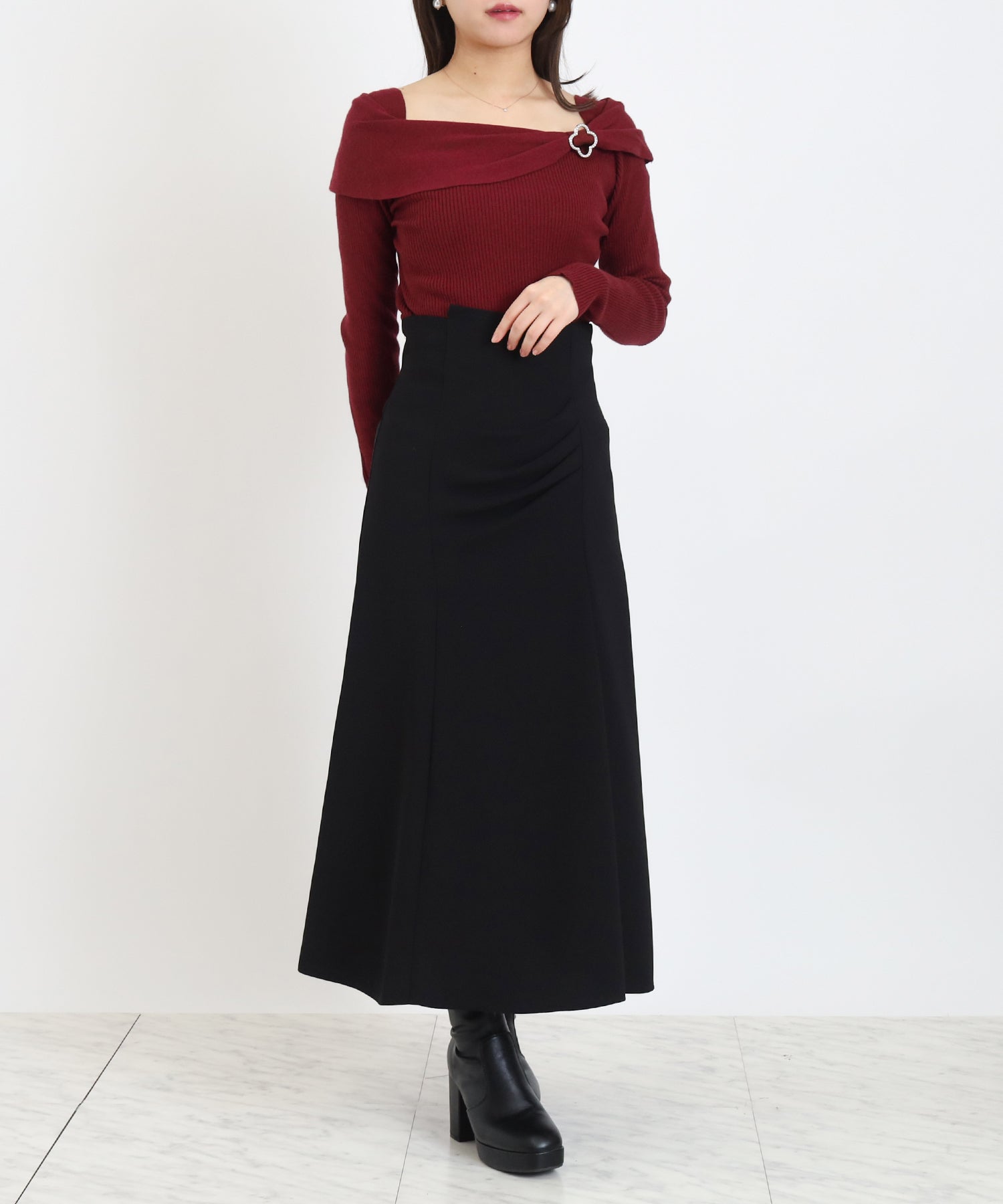 ワイン model:156 着用サイズ:M