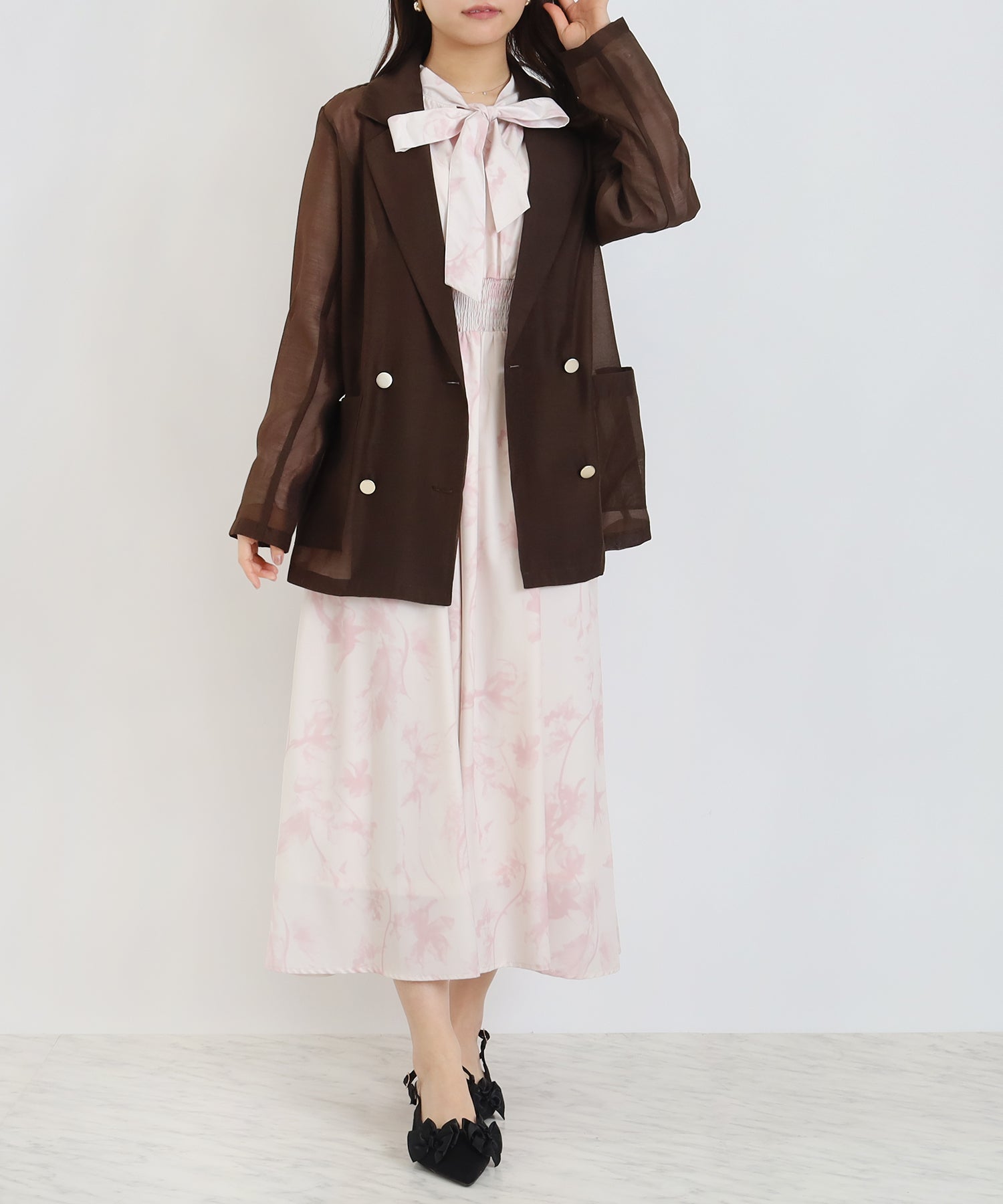 ブラウン model:156㎝ 着用サイズ:M