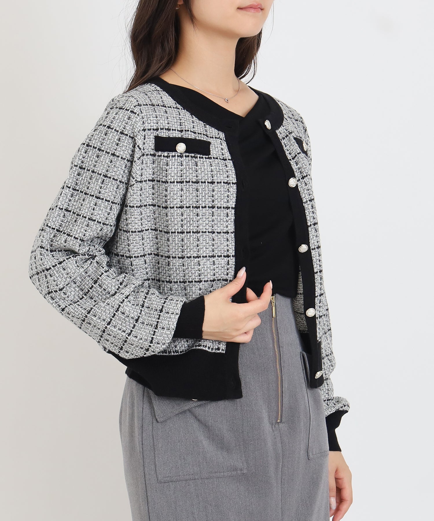 ホワイト model:160 着用サイズ:M