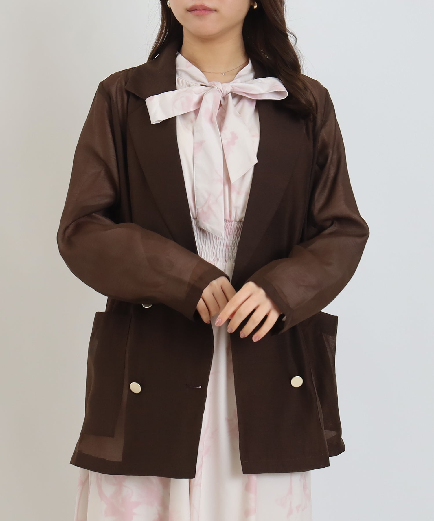 ブラウン model:156㎝ 着用サイズ:M