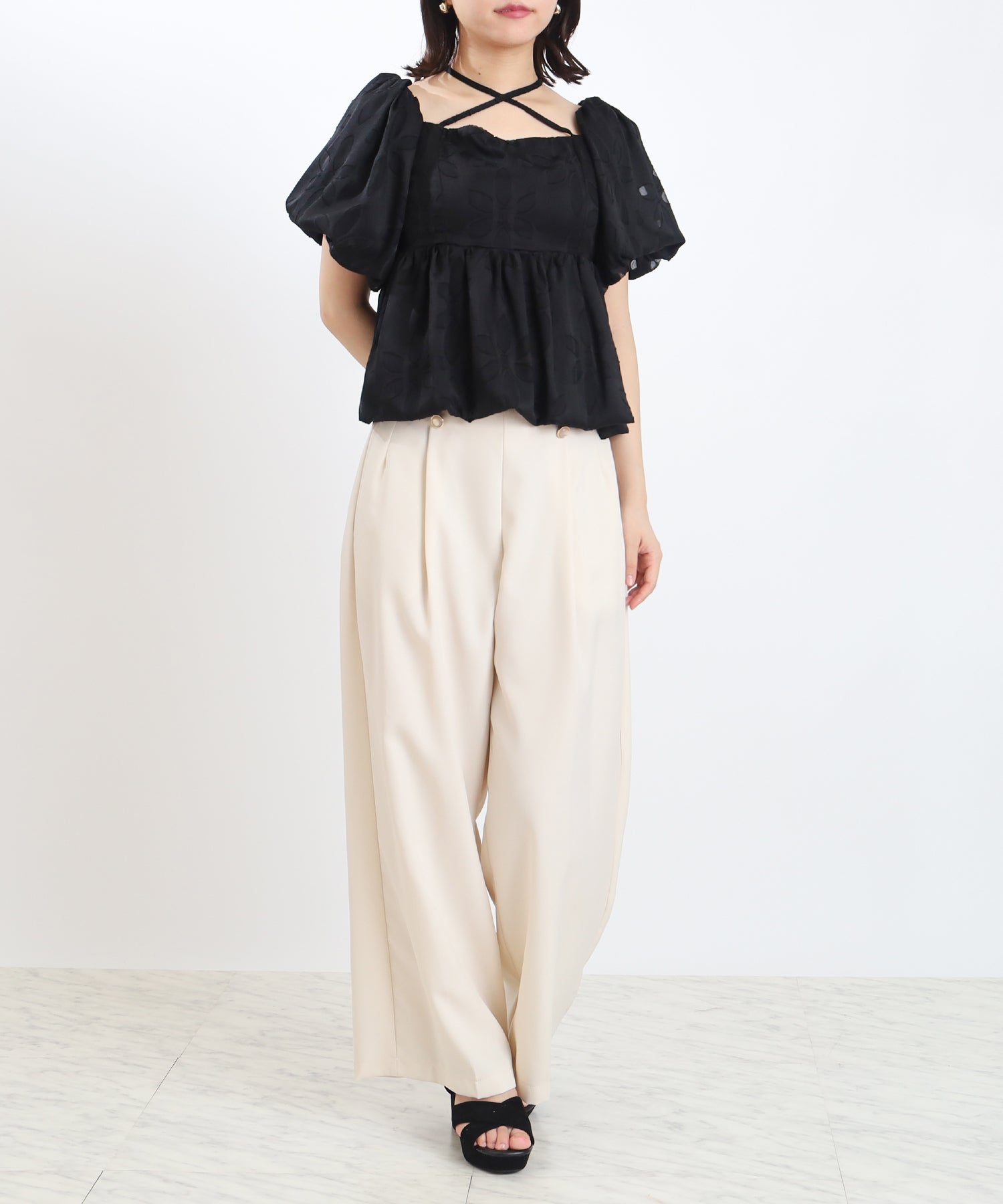 ブラック model:156 着用サイズ:M