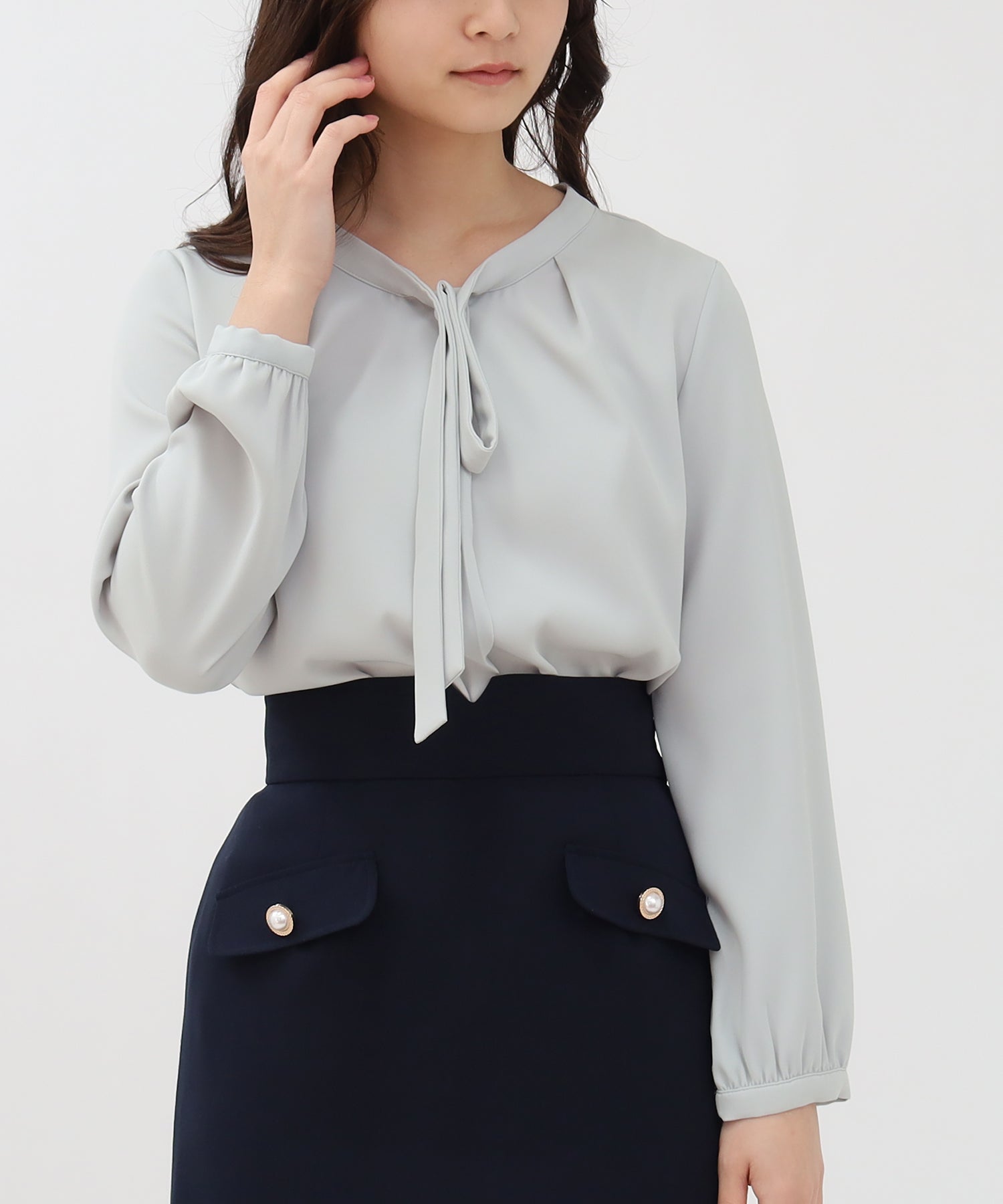 ライトグレー model:160 着用サイズ:M