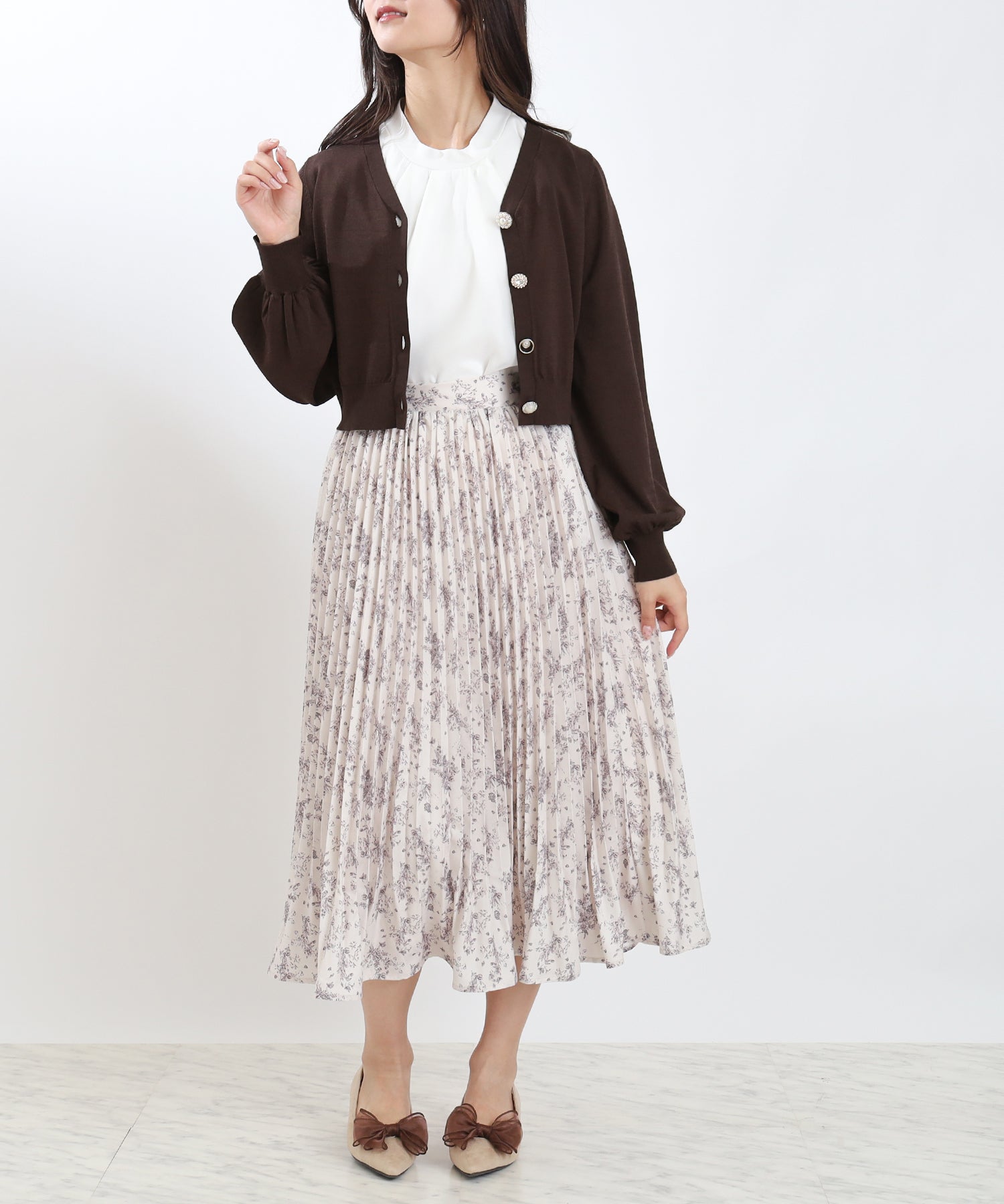 ブラウン model:160 着用サイズ:M