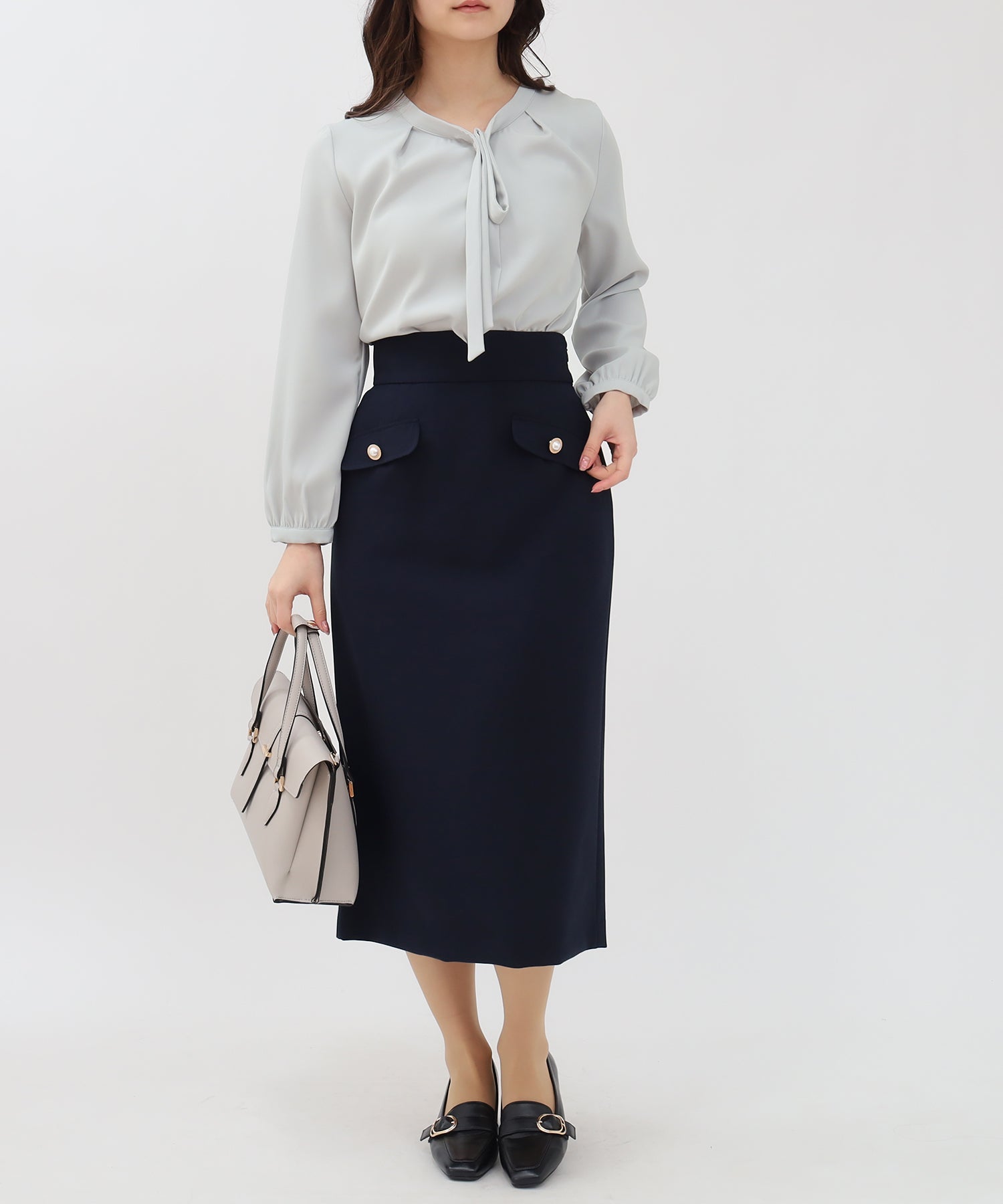 ライトグレー model:160 着用サイズ:M