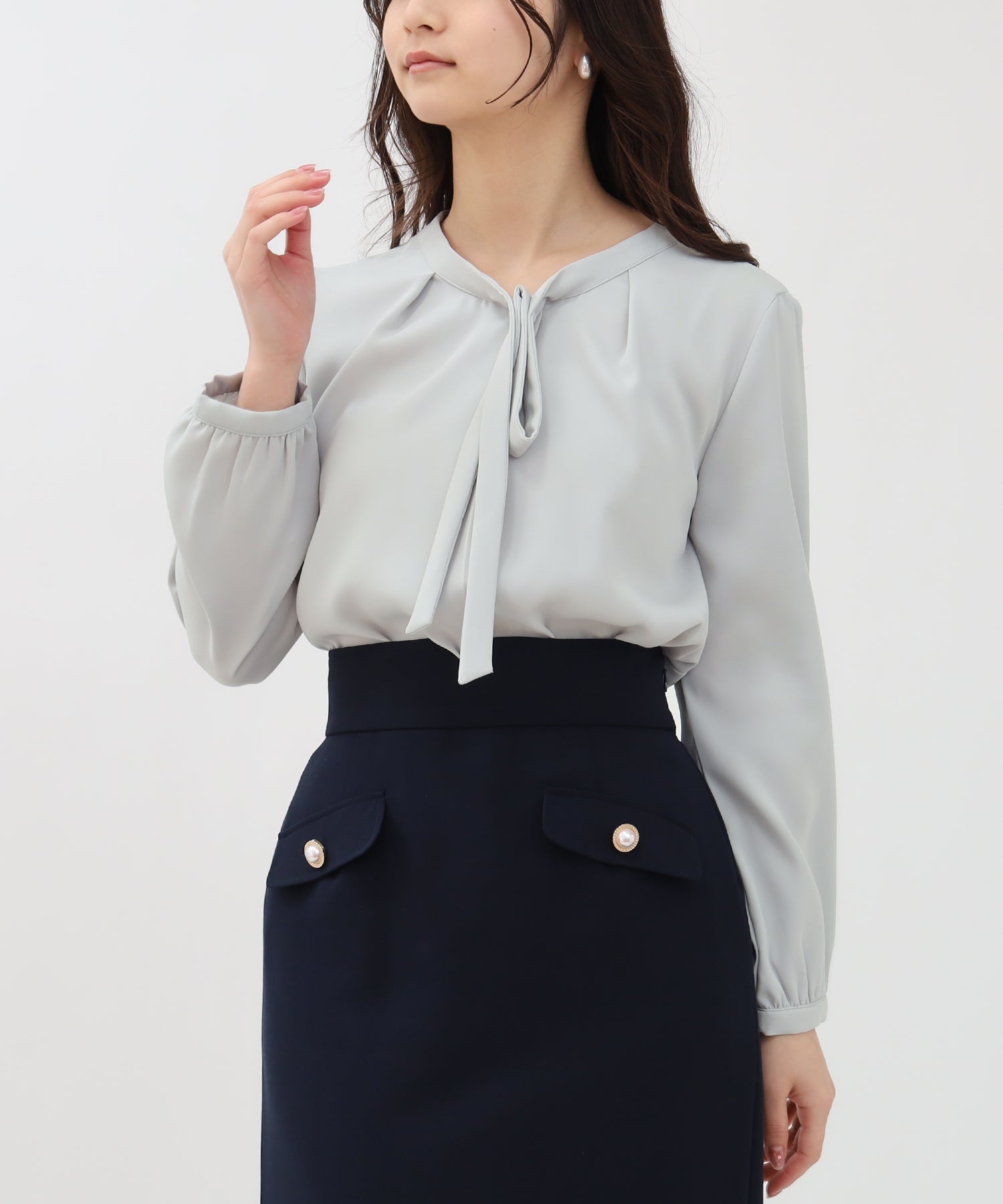 ライトグレー model:160 着用サイズ:M