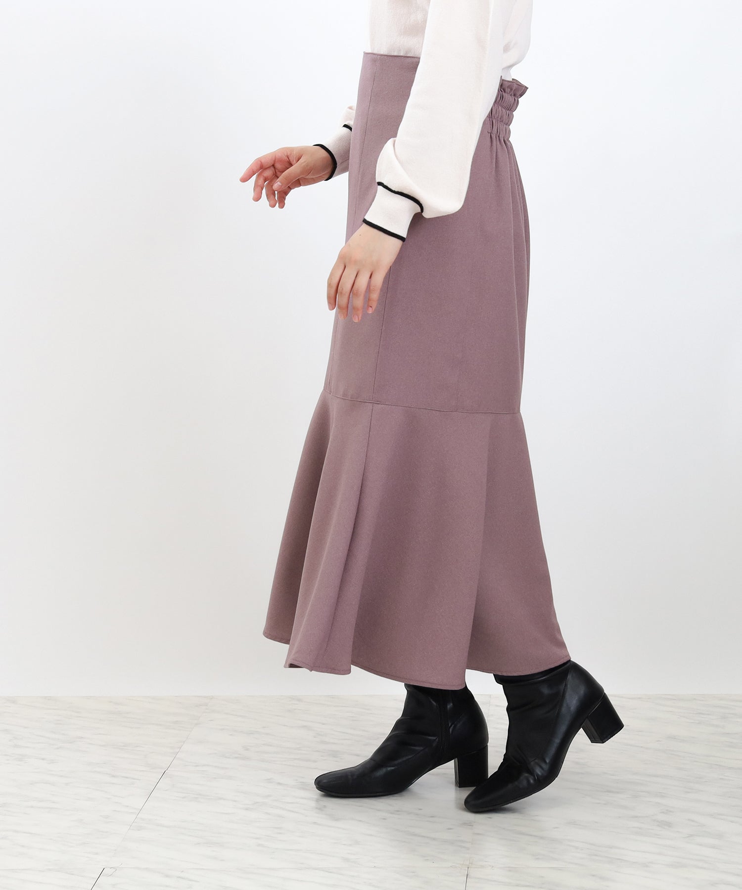 ダスティーピンク model:156 着用サイズ:M
