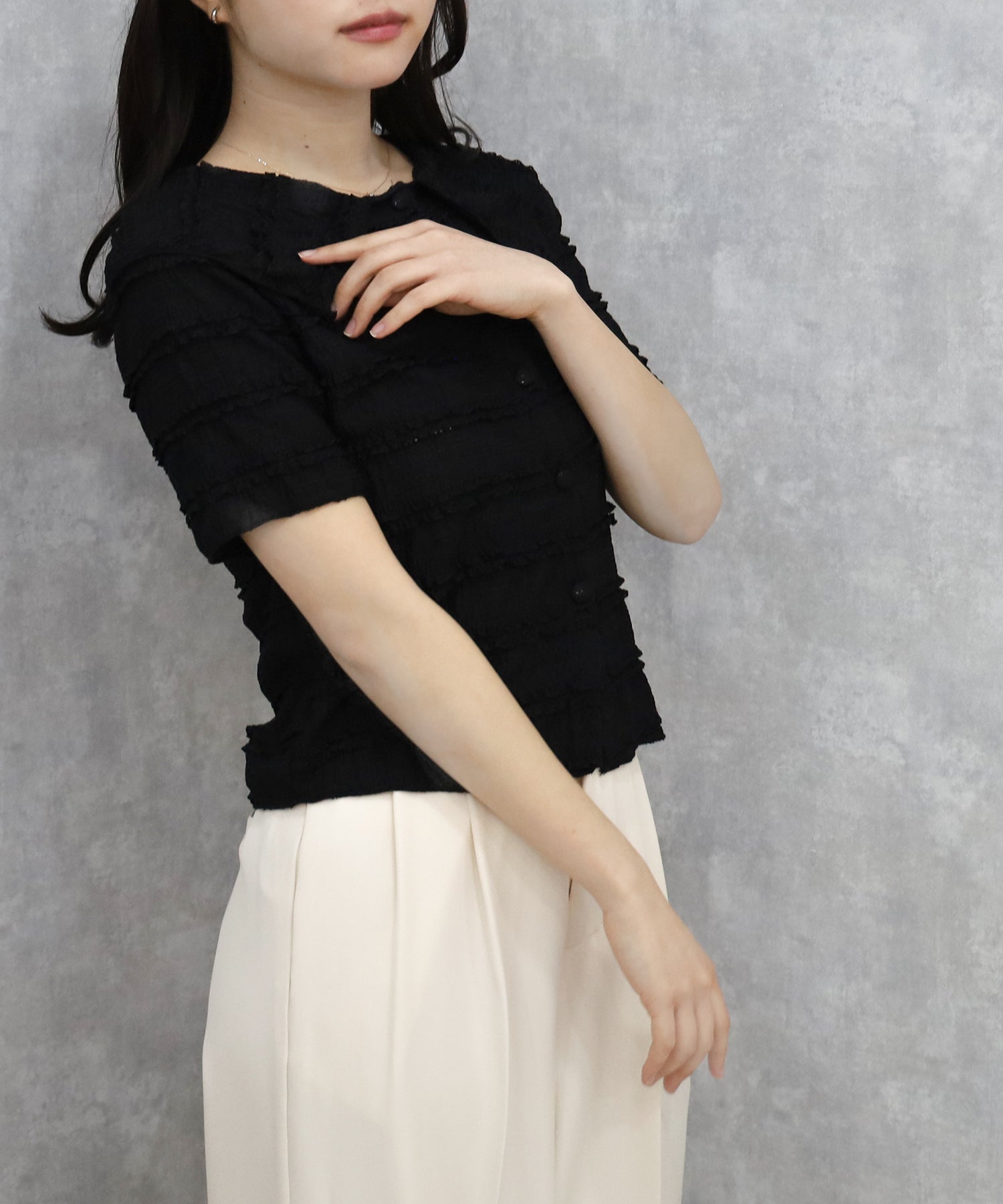 ブラック model:156 着用サイズ:M