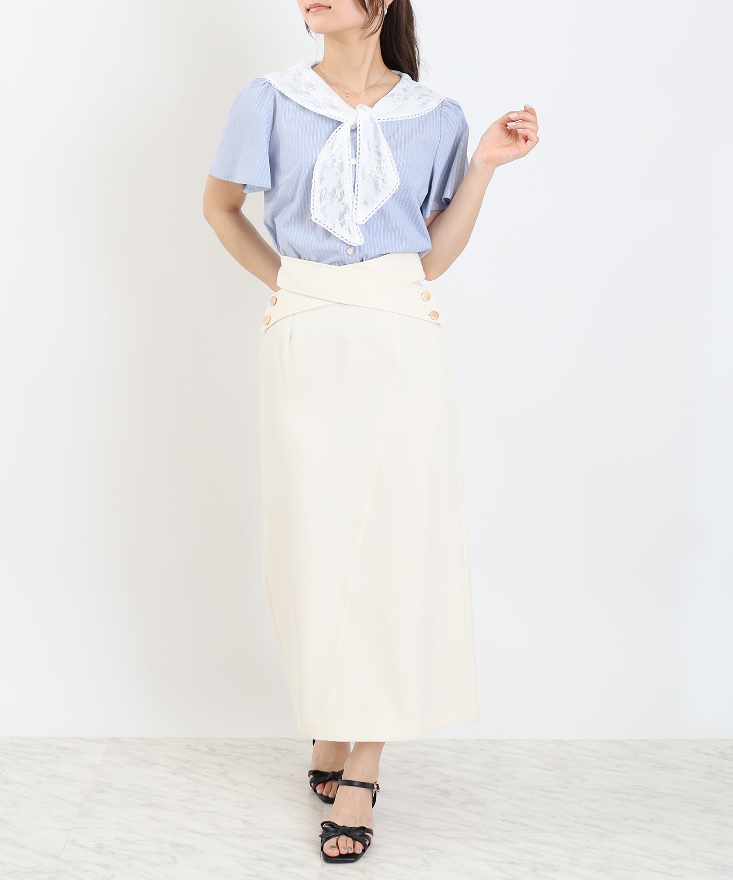 サックス model:160cm 着用サイズ:M