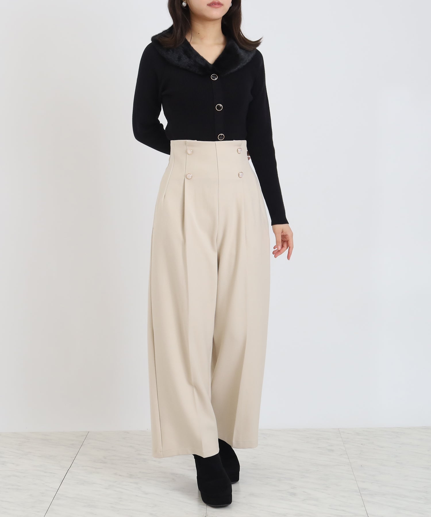 ブラック model:156 着用サイズ:M