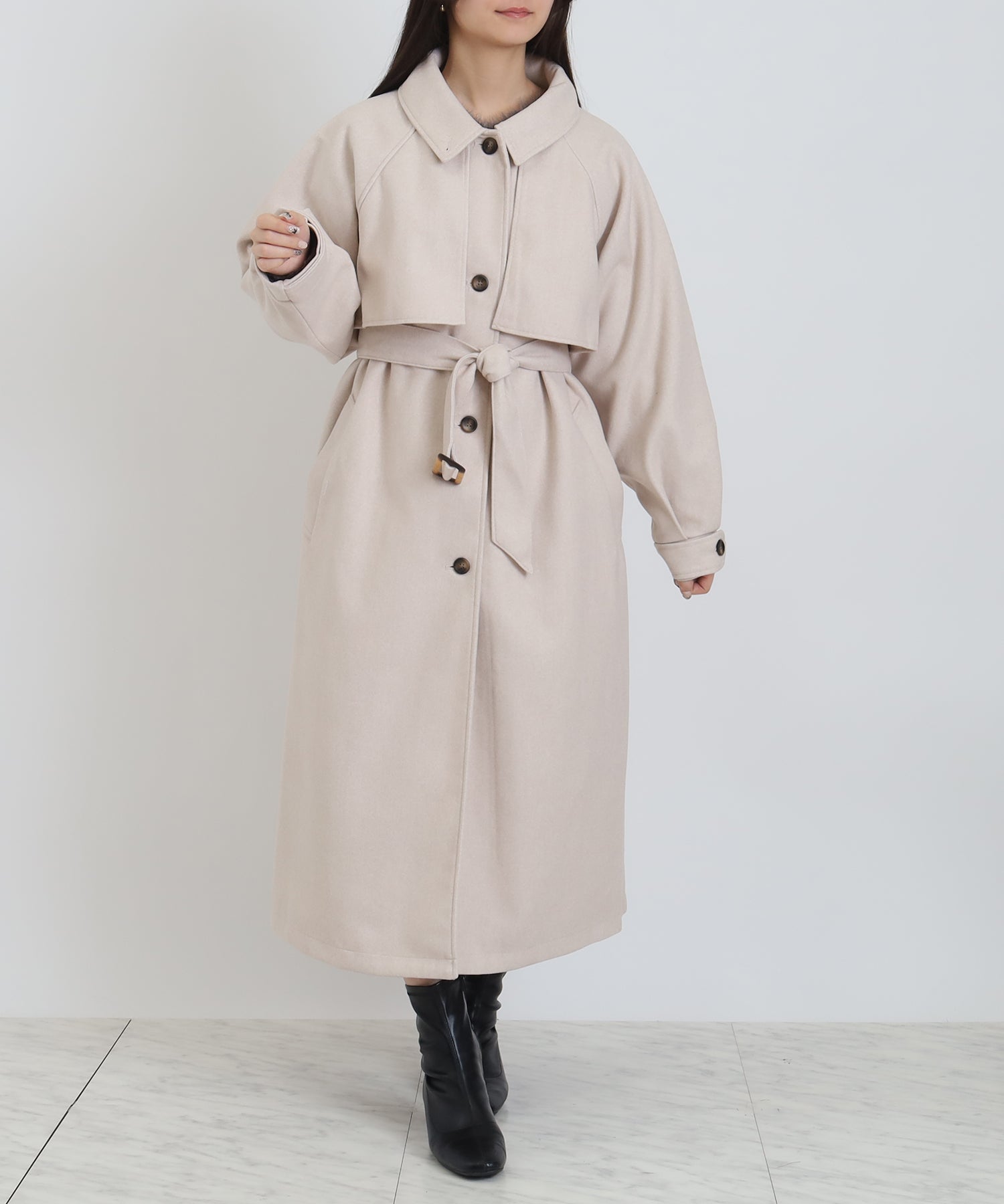 アイボリー model:160 着用サイズ:M