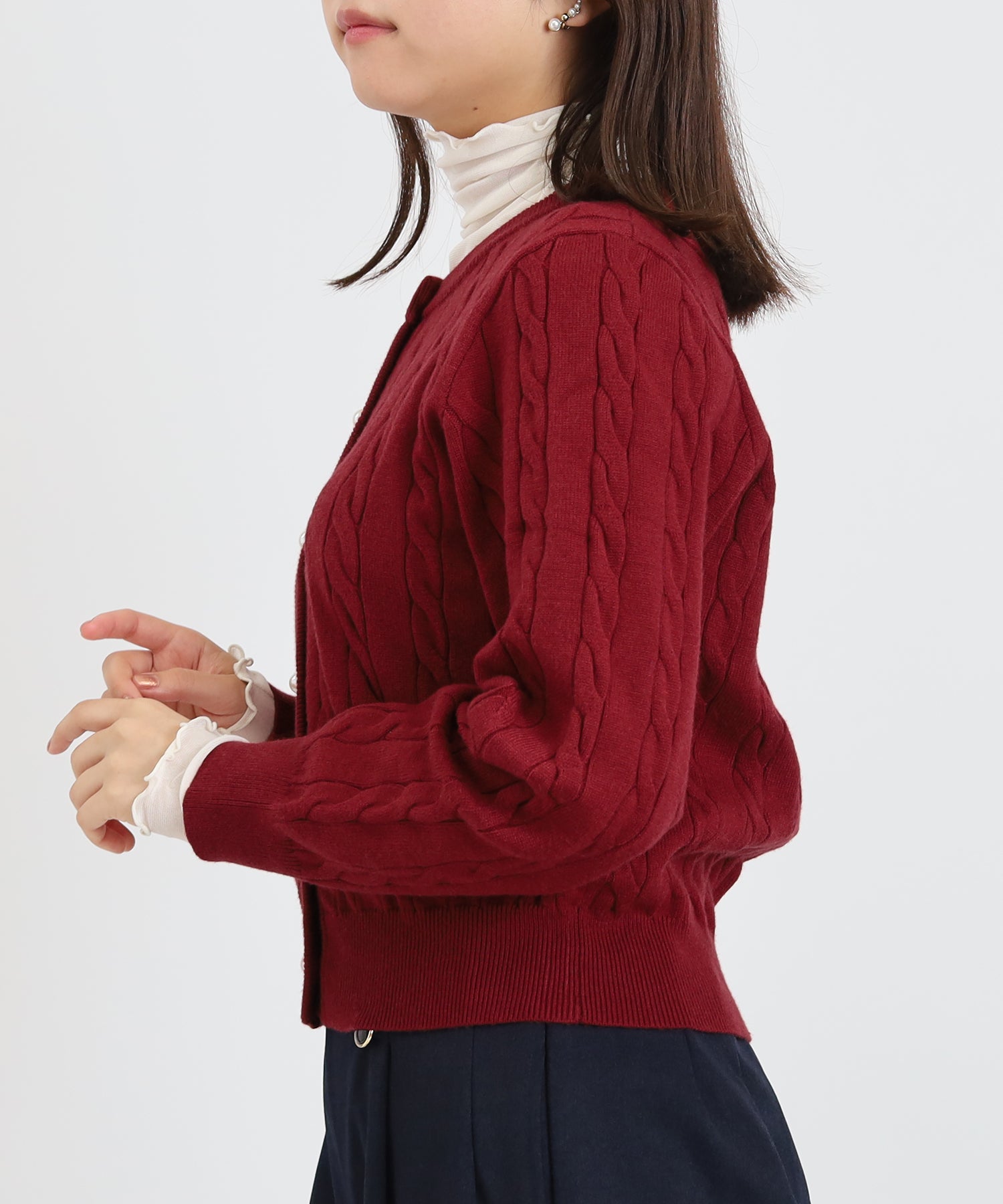 ワイン model:156cm 着用サイズ:M