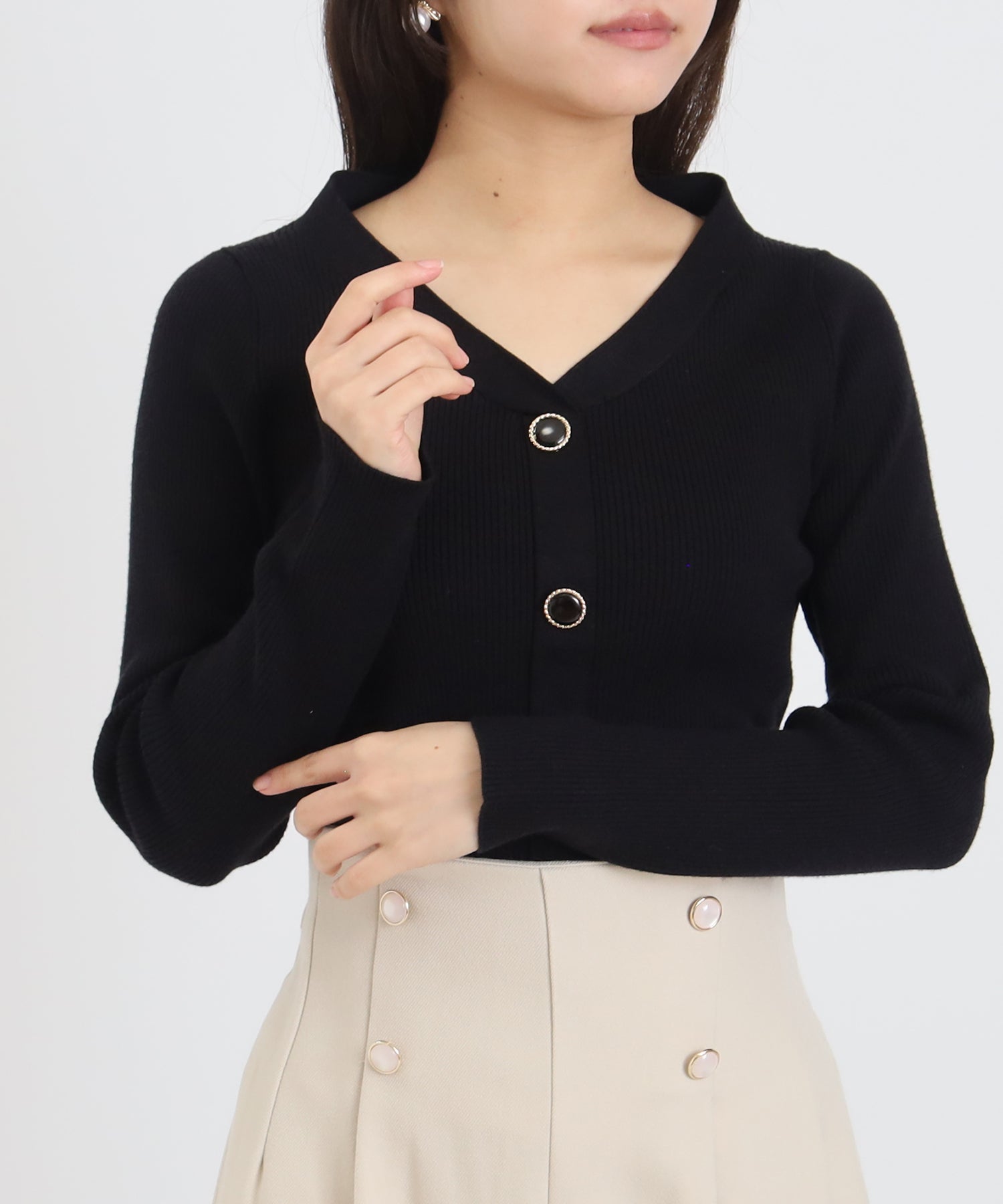 ブラック model:156 着用サイズ:M