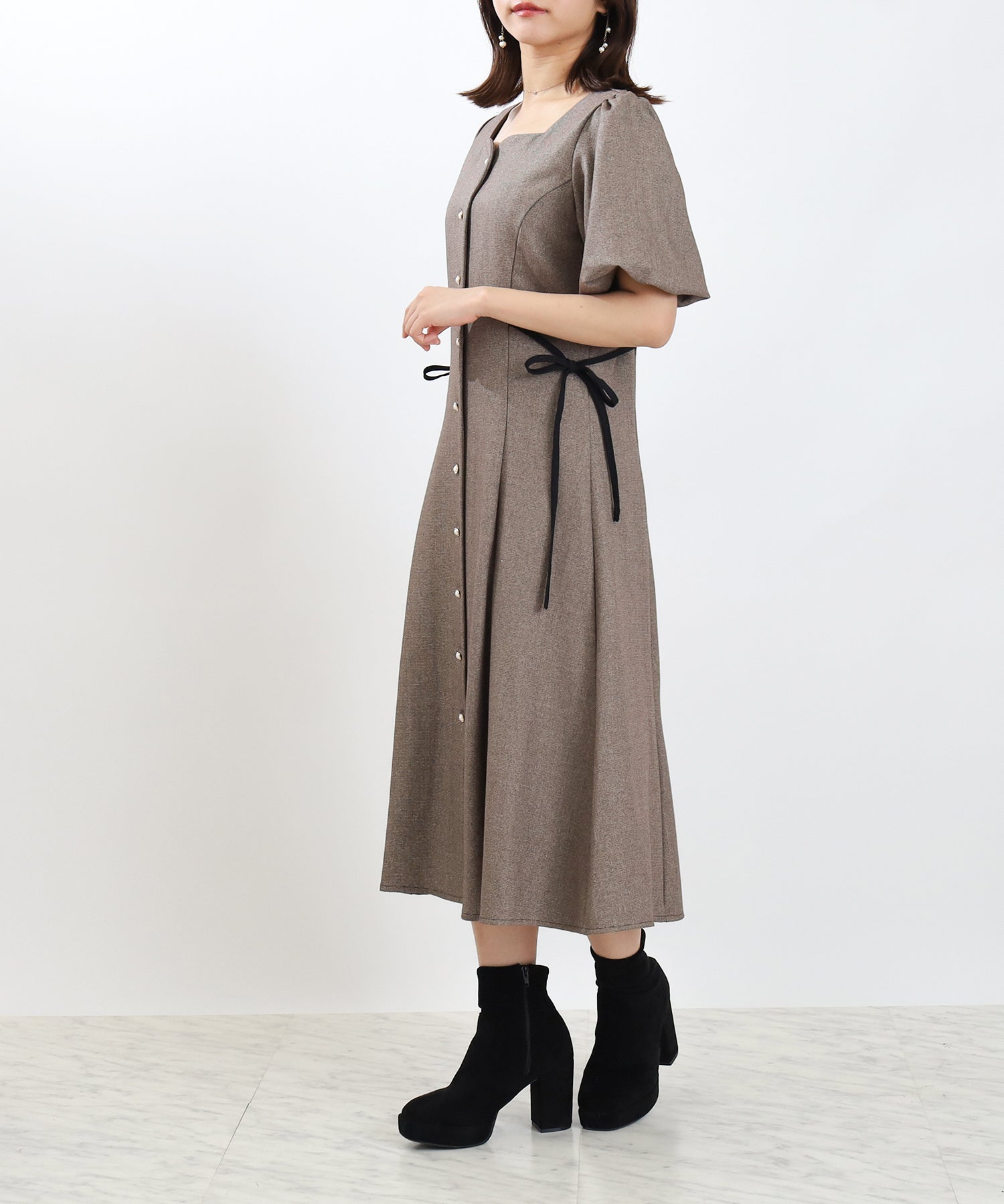 ブラウン model:156 着用サイズ:M