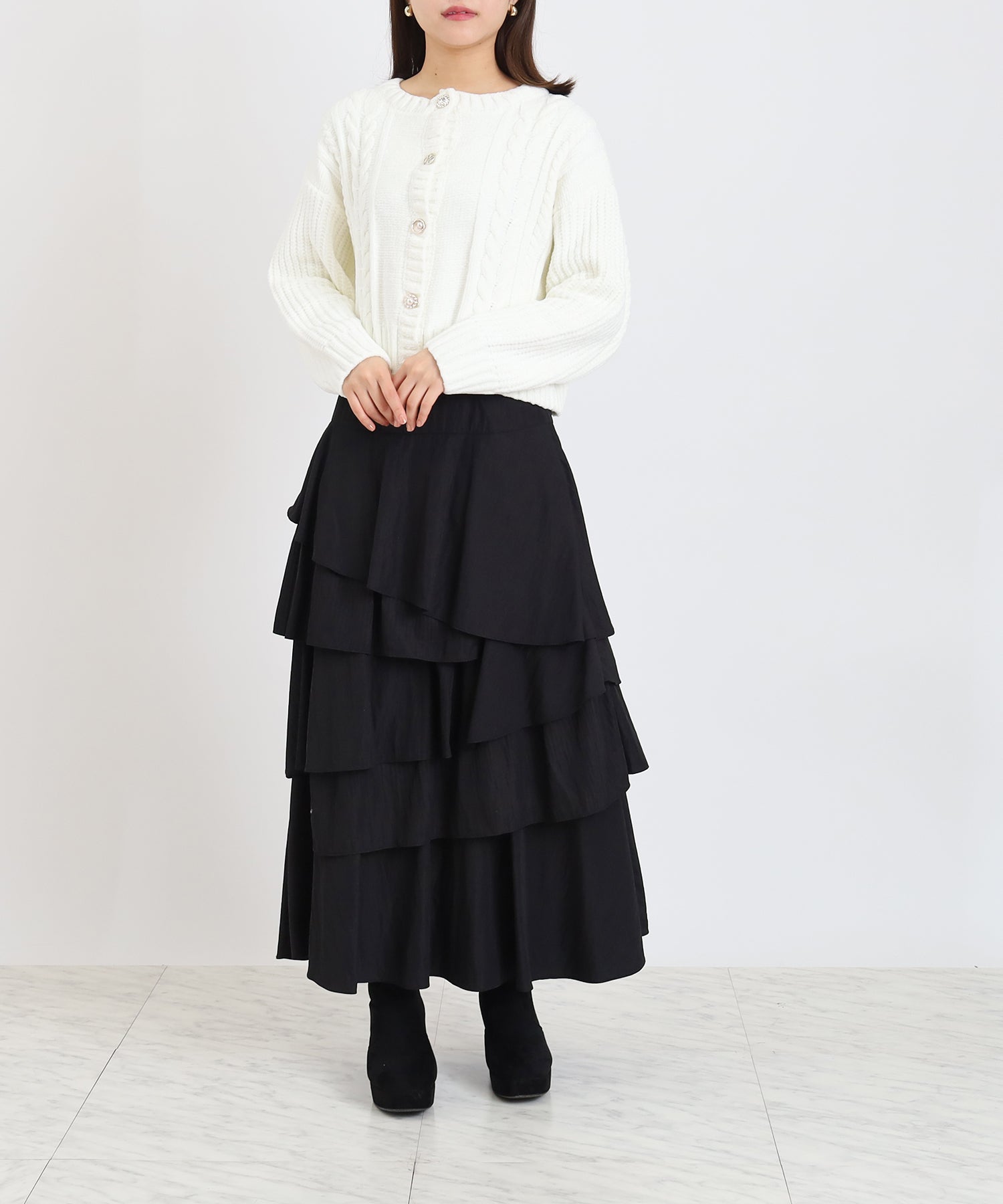 ホワイト model:156 着用サイズ:M