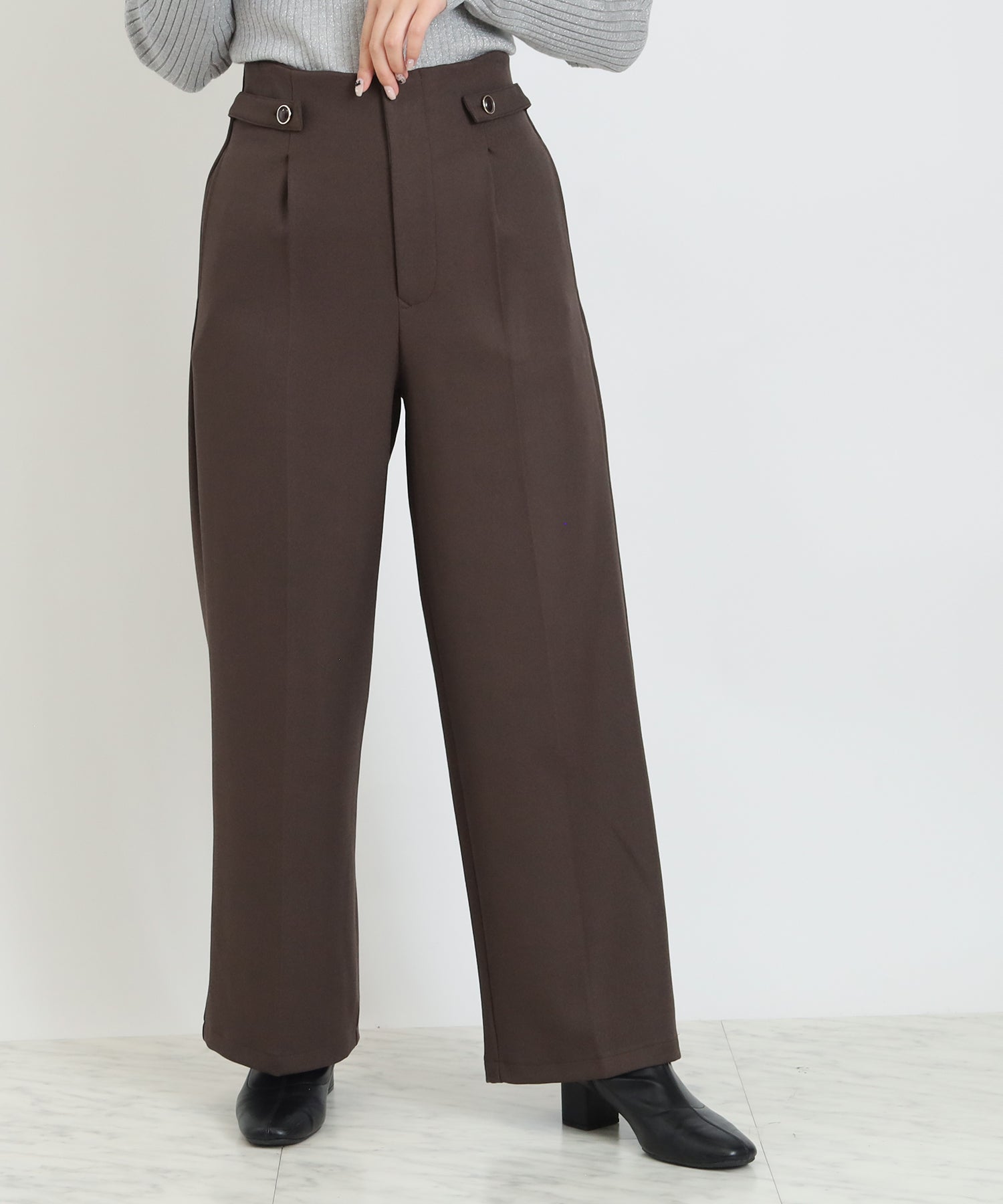 ブラウン model:160 着用サイズ:M