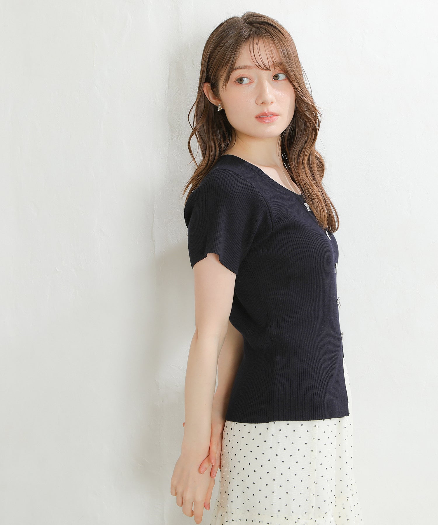 ブラック model:163 着用サイズ:M