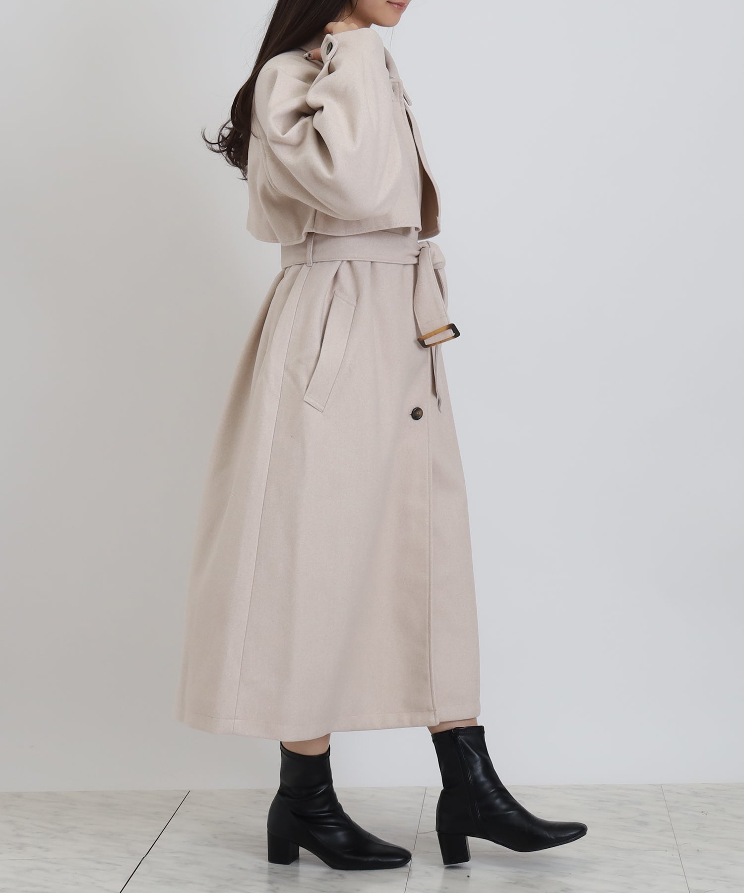 アイボリー model:160 着用サイズ:M