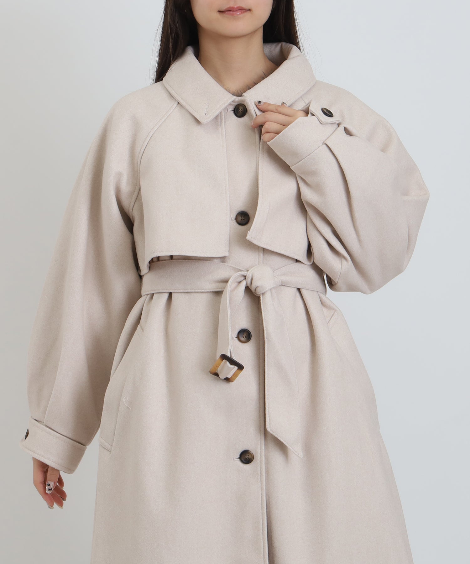 アイボリー model:160 着用サイズ:M