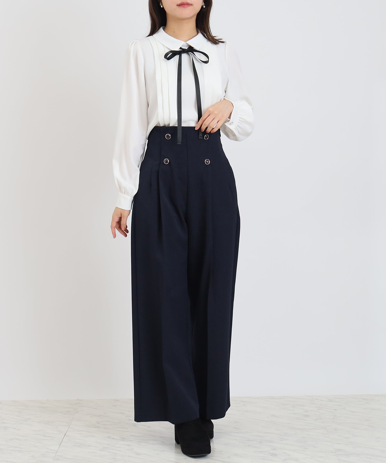 ホワイト model:156cm 着用サイズ:M