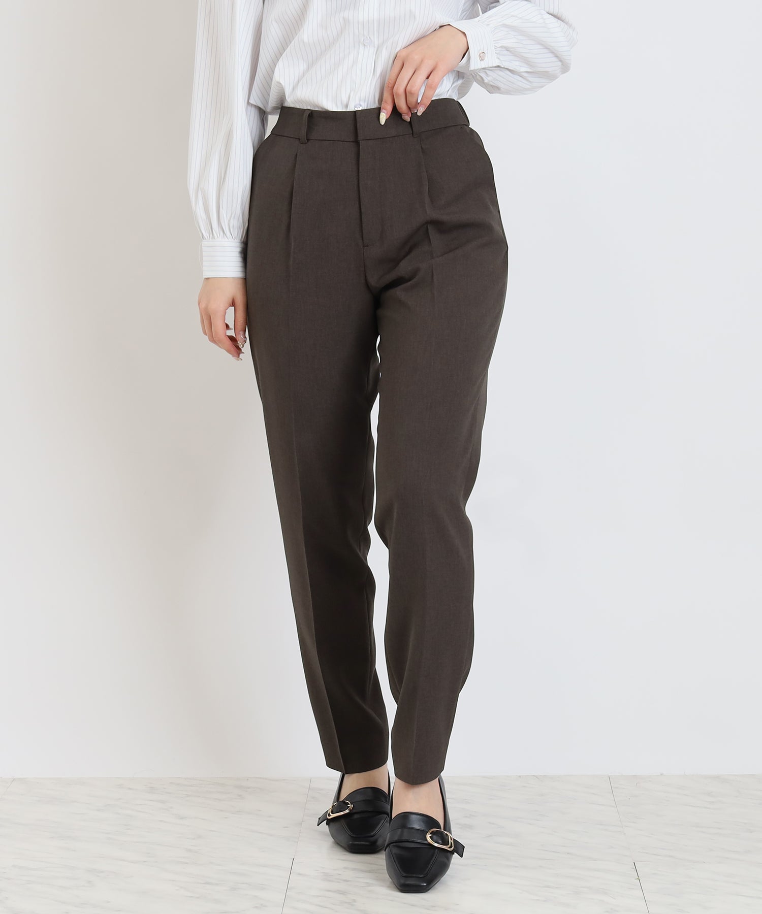 ブラウン model:160cm 着用サイズ:M