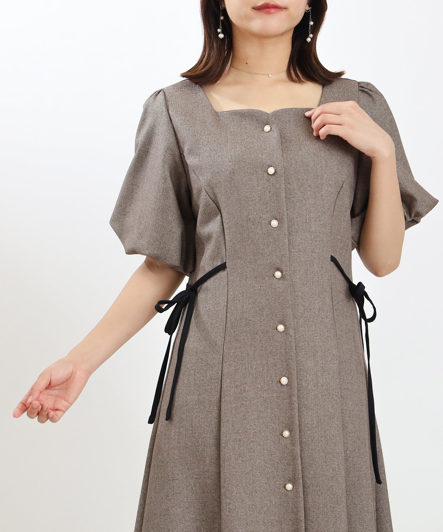 ブラウン model:156 着用サイズ:M