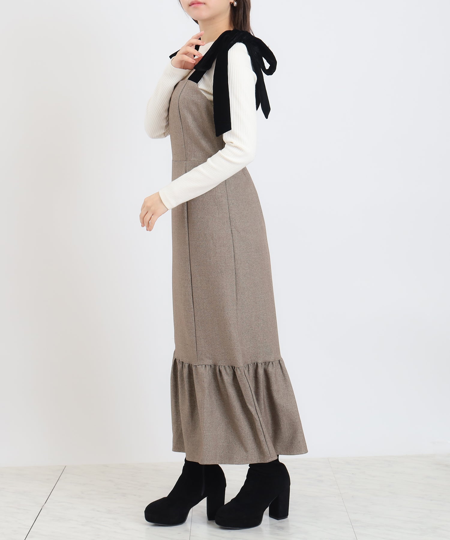 ブラウン model:156 着用サイズ:M