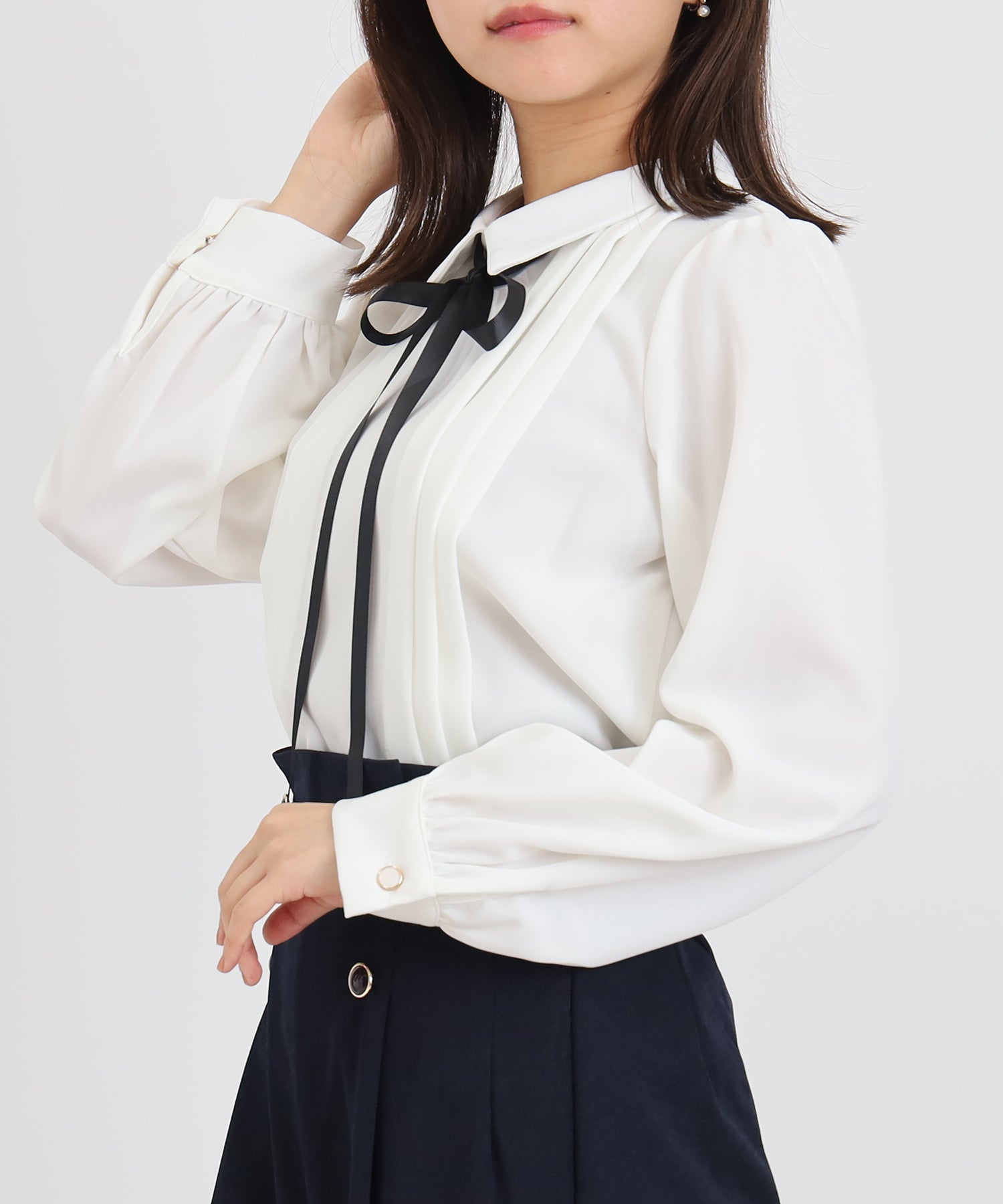 ホワイト model:156cm 着用サイズ:M