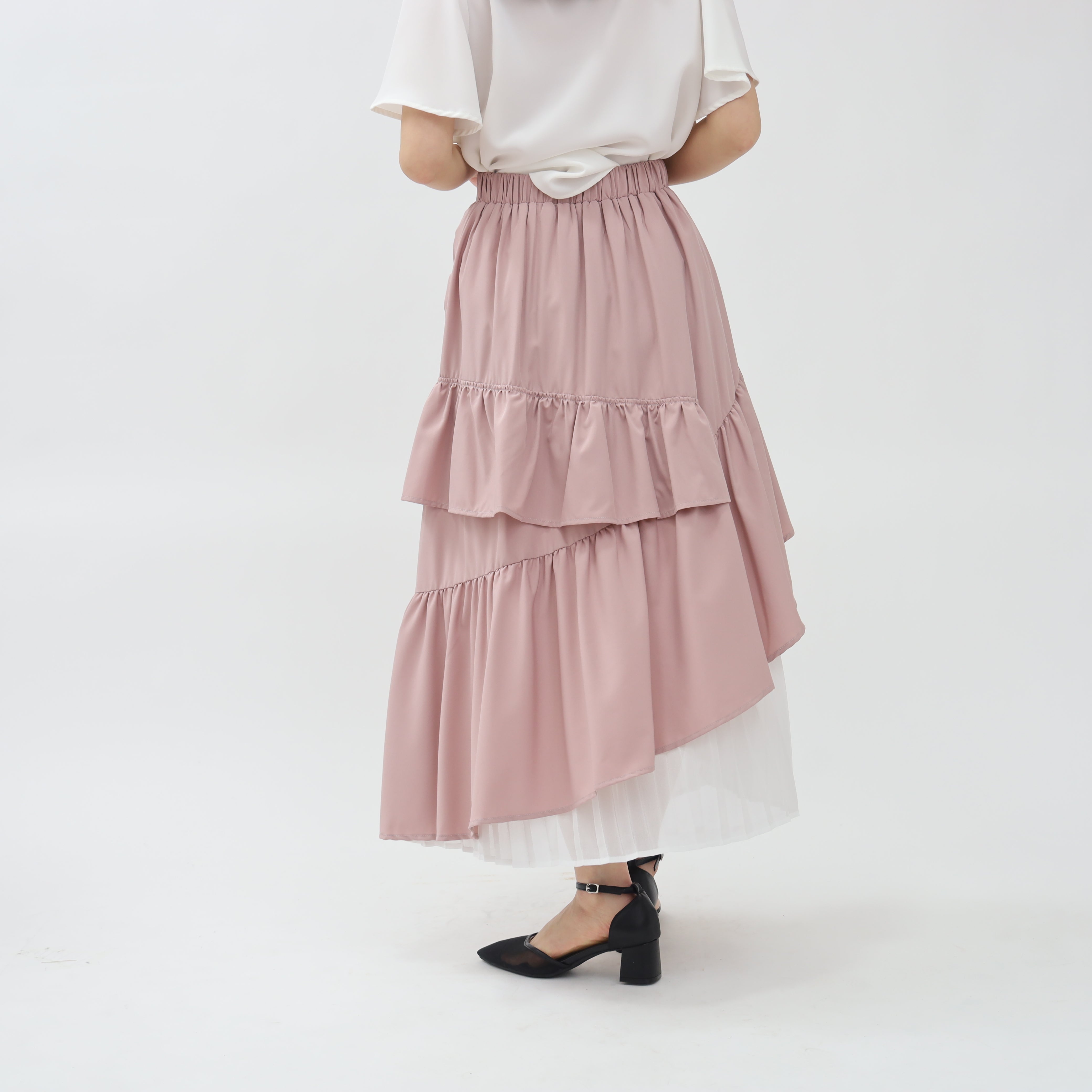 ピンクベージュ model:156 着用サイズ:M