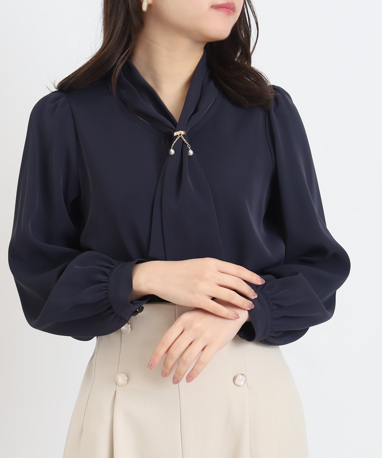 ネイビー model:156 着用サイズ:S