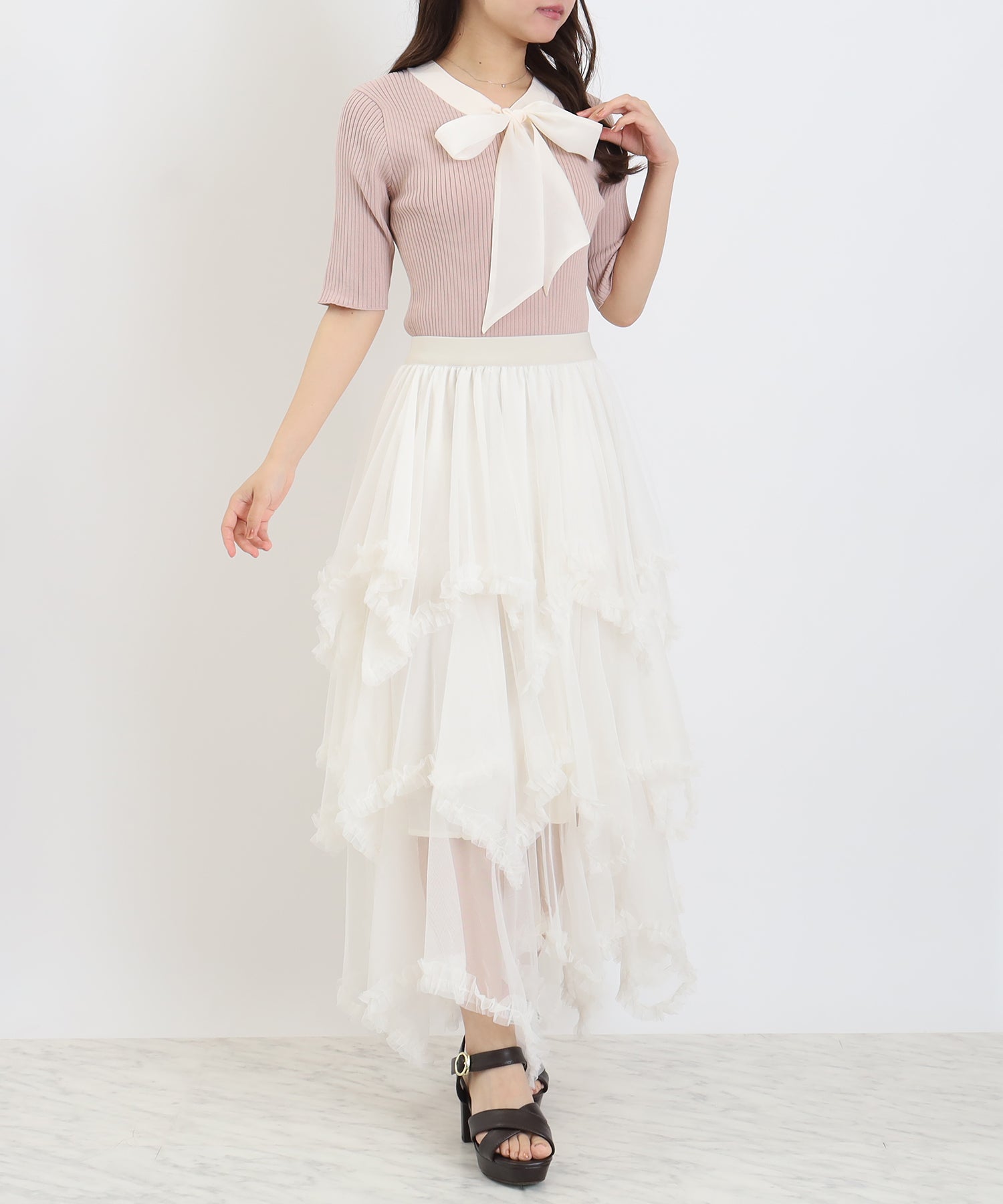 ホワイト model:156cm 着用サイズ:M