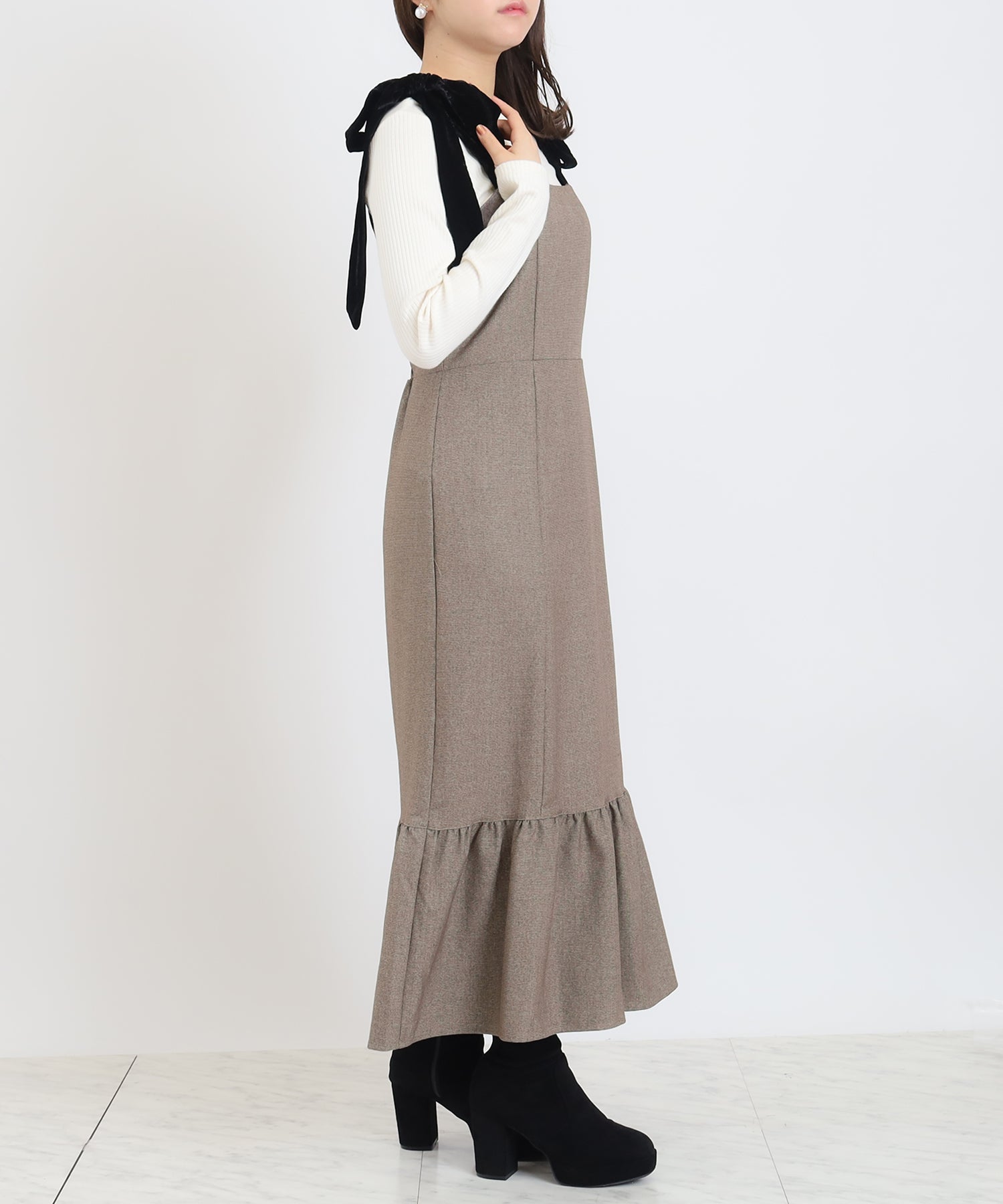 ブラウン model:156 着用サイズ:M