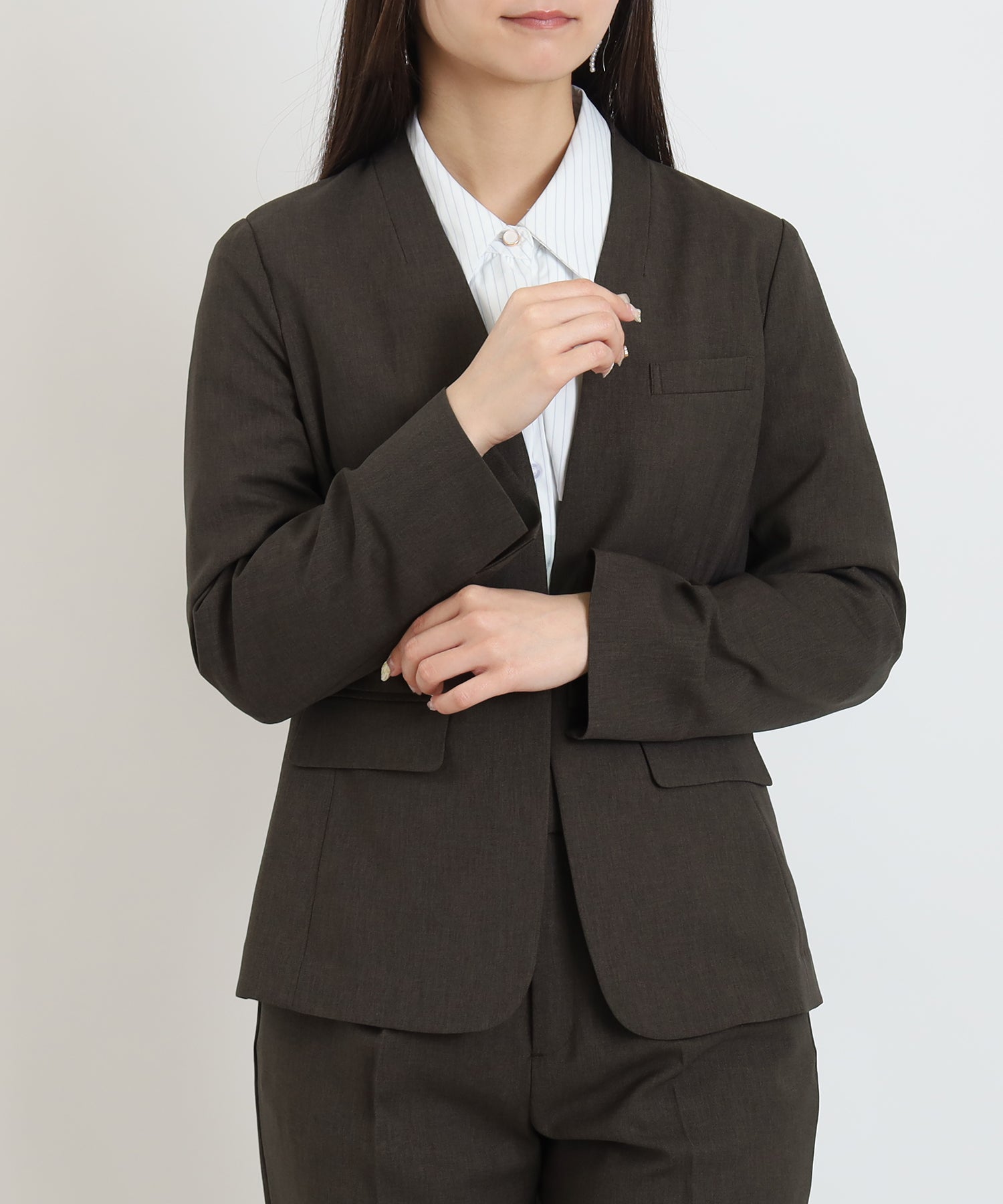 ブラウン model:160cm 着用サイズ:M