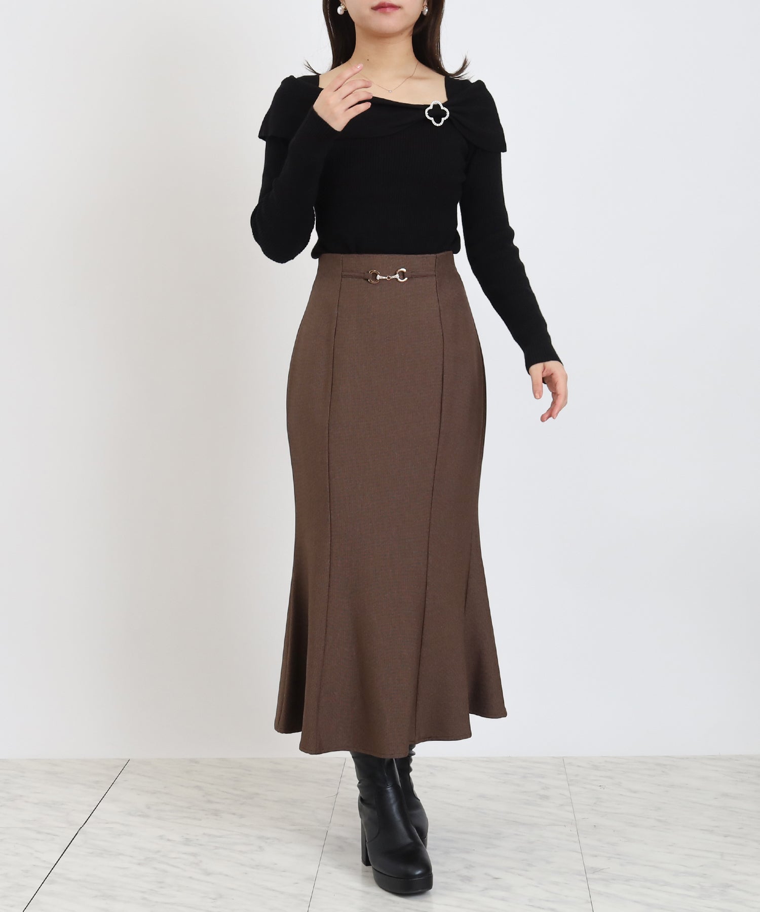 ブラック model:156 着用サイズ:M