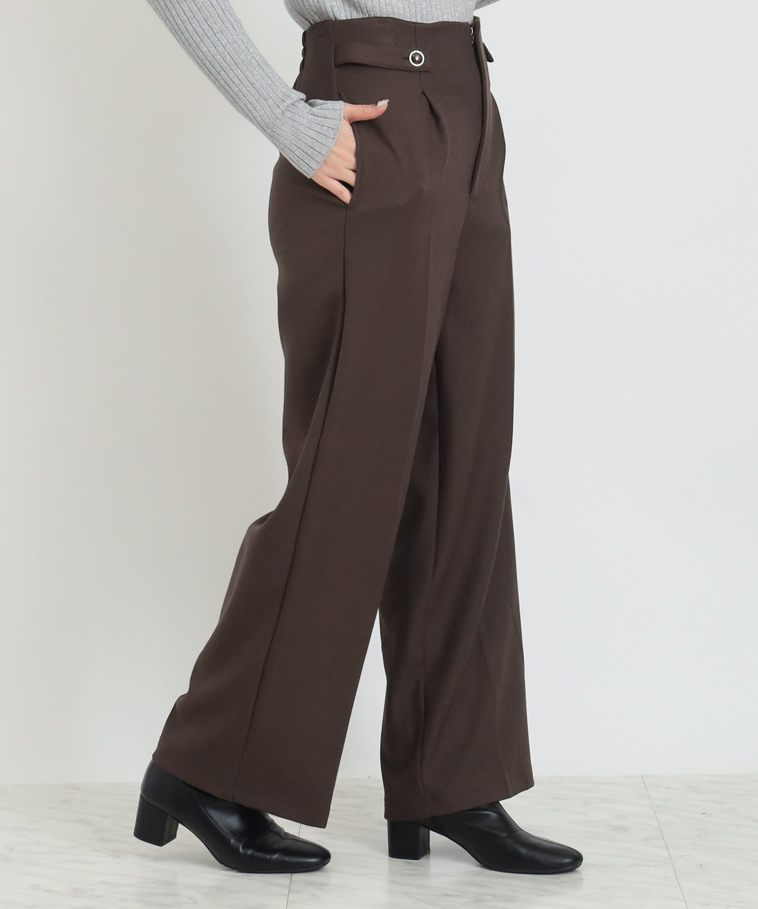 ブラウン model:160 着用サイズ:M